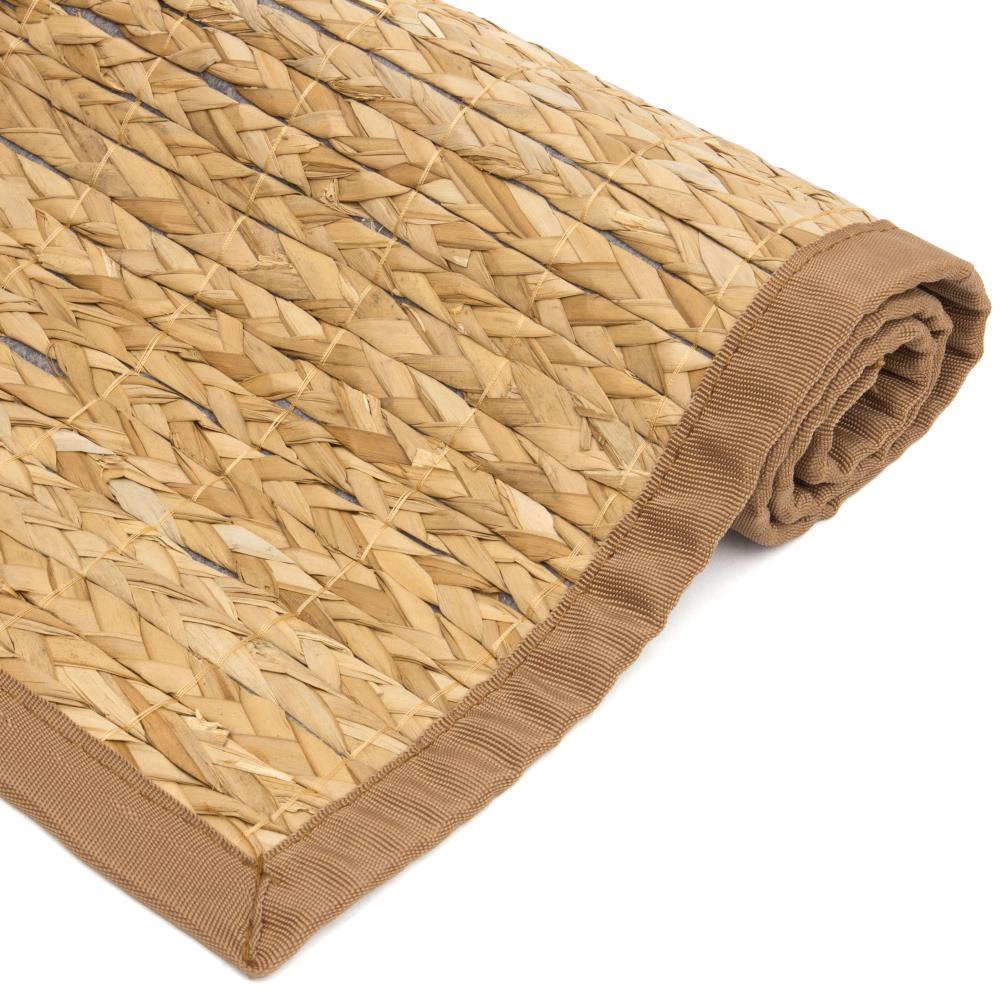 Red Lantern RUG-TYPHA-5X8 Oriental Furniture 5 x 8 (ft) Sisal Natural Rectangular Indoor Solid Global Area rug