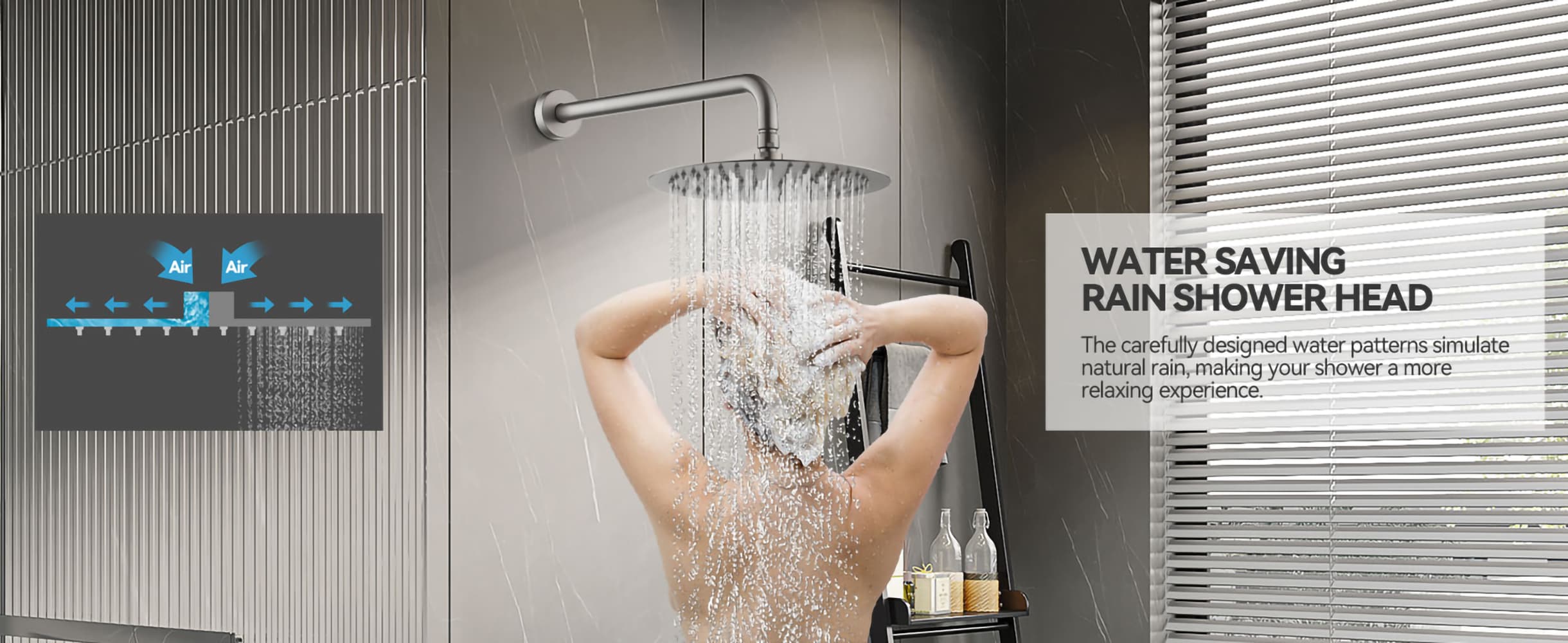 CASAINC CASA03CP-10 Showerhead-Bar-Panels - View #9