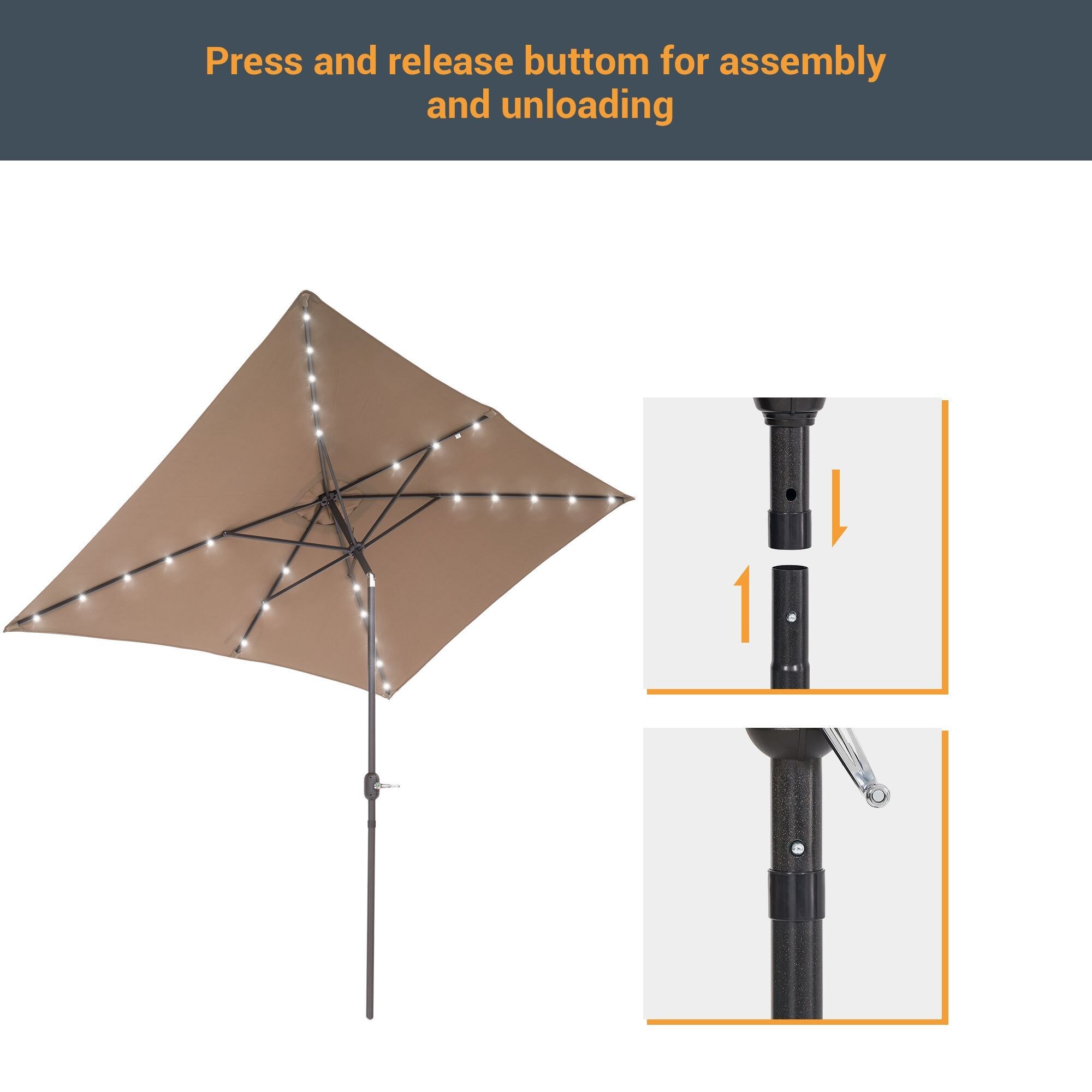 Sonkuki SD-127K-LED Umbrellas-2 - View #7