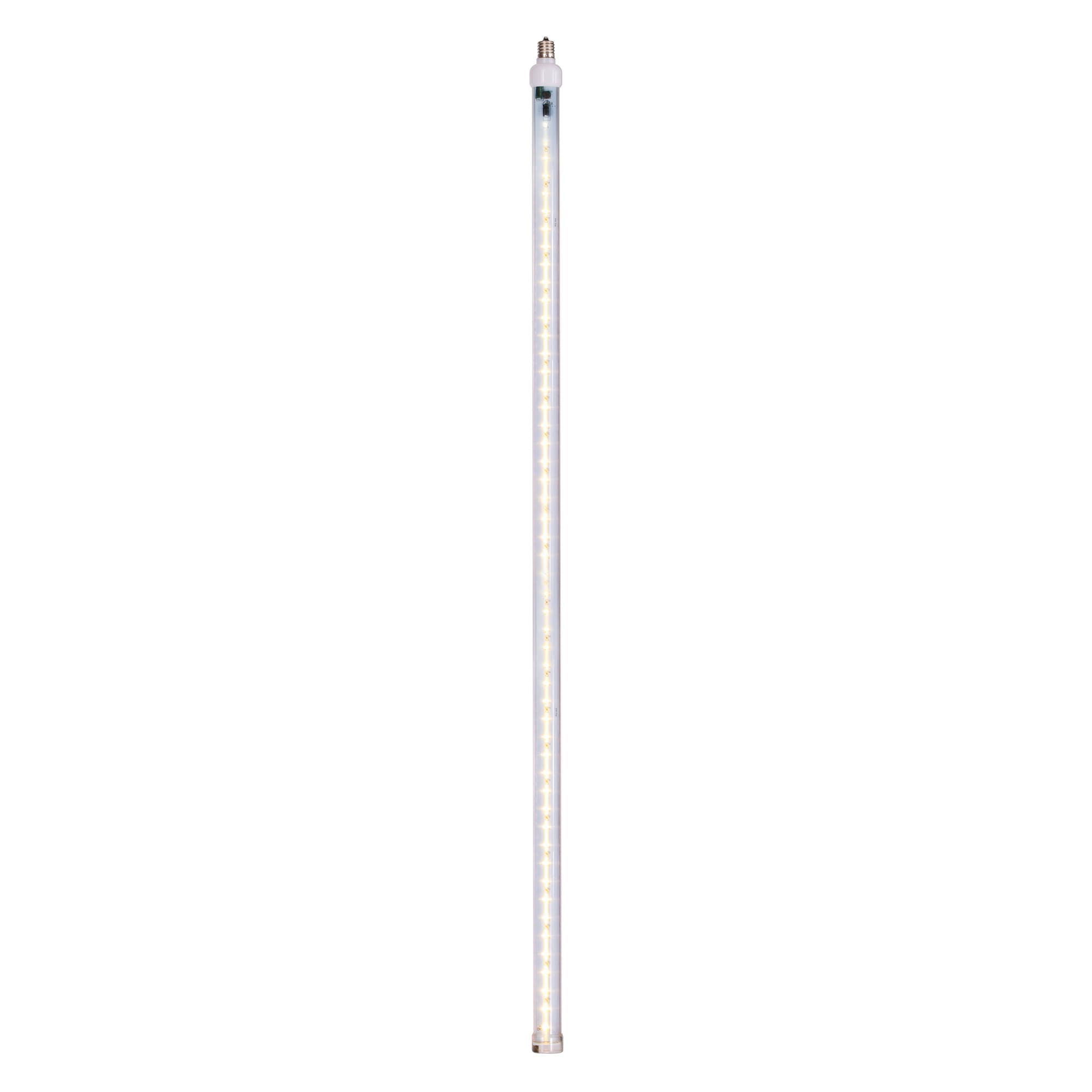 Vickerman Vickerman LED SnowFall Tube Bulb 4 -Watt EQ C9 Warm white Intermediate screw base E17 LED Tube Light Bulb 5 -Pack