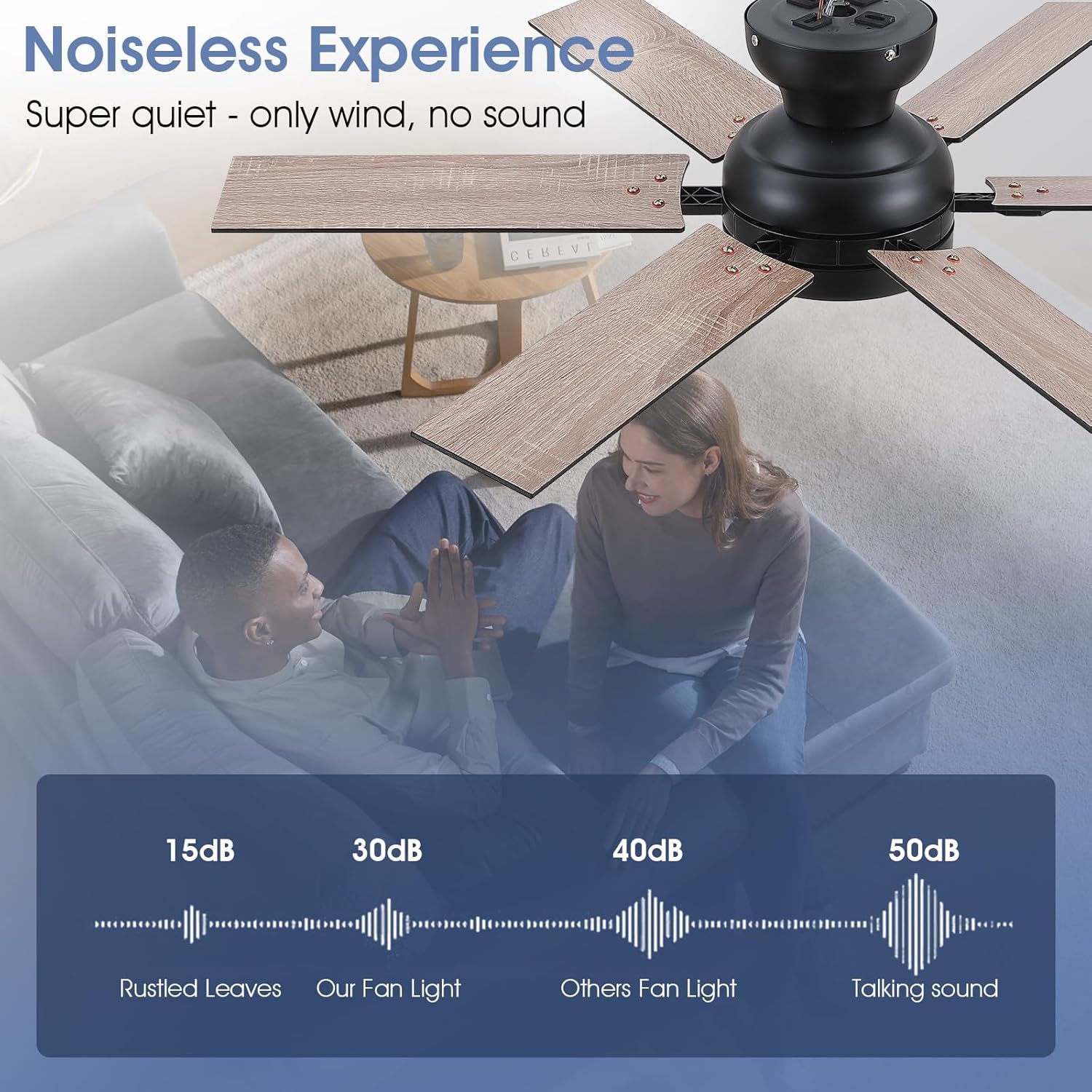 Gleam Flare GF-0098-52BK Ceiling-Fans - View #4