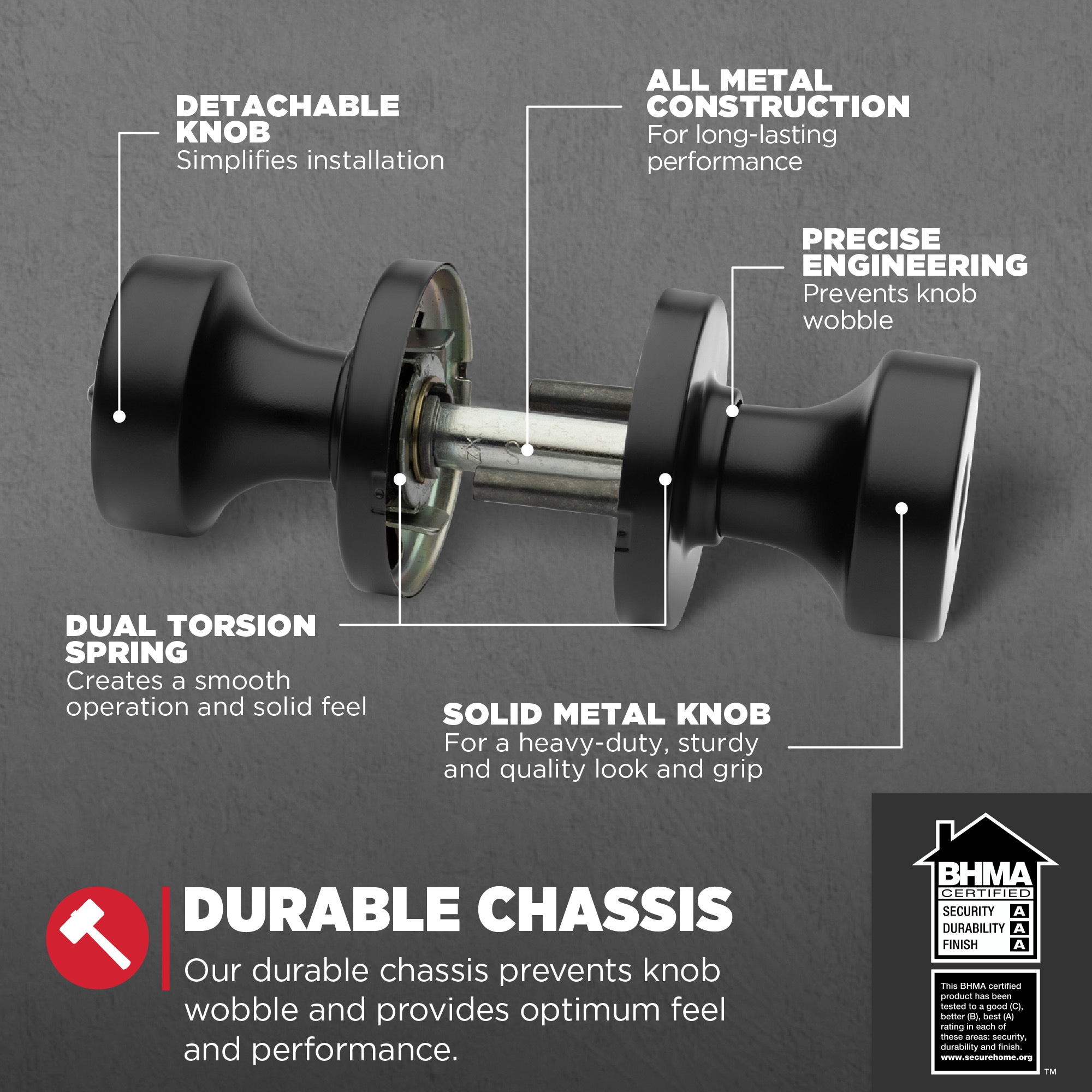 Kwikset Signature Series 740PSK RDT 514 SMT C Door-Knobs - View #4