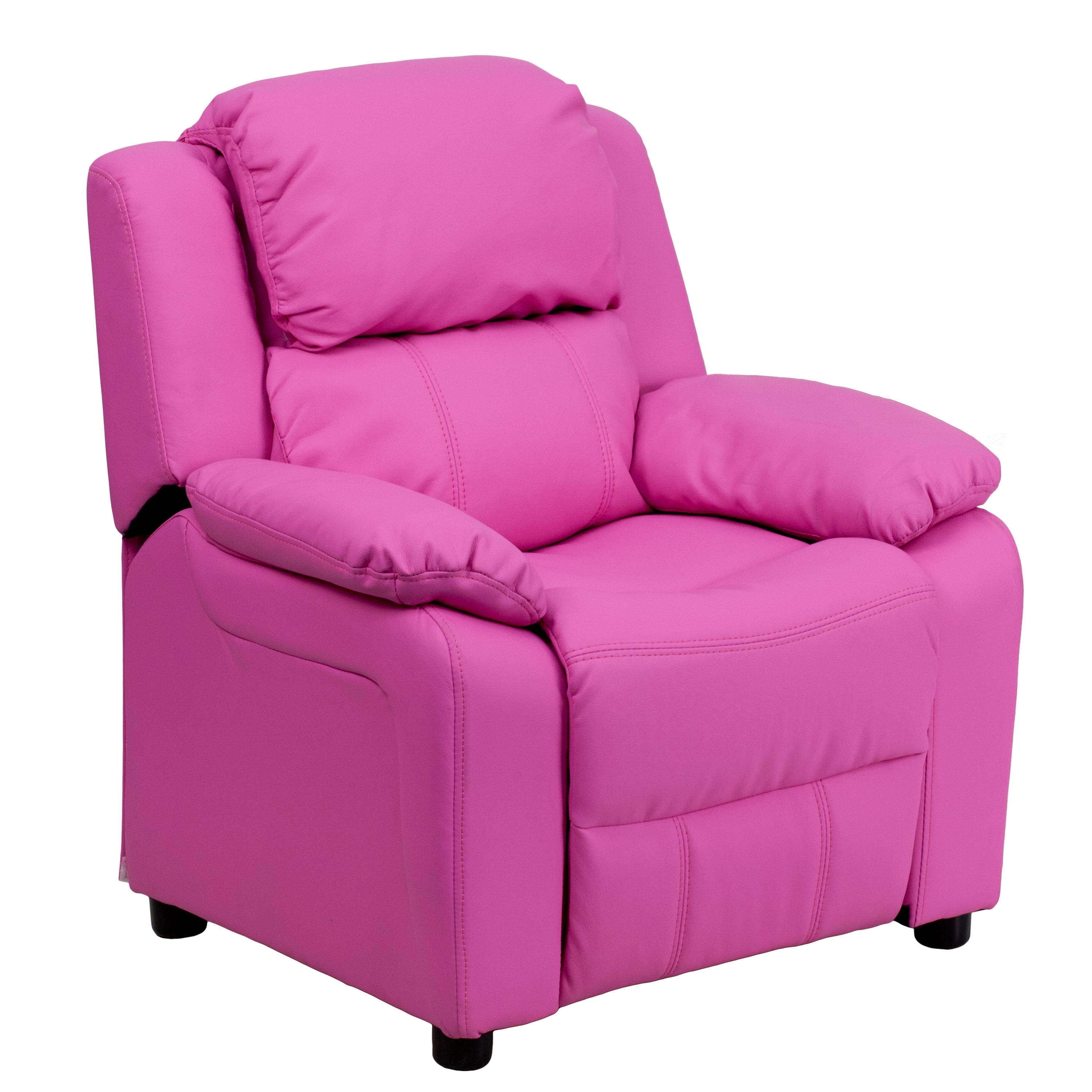 Flash Furniture 847254018210 28-in Hot Pink Vinyl Upholstered Kids Accent Chair
