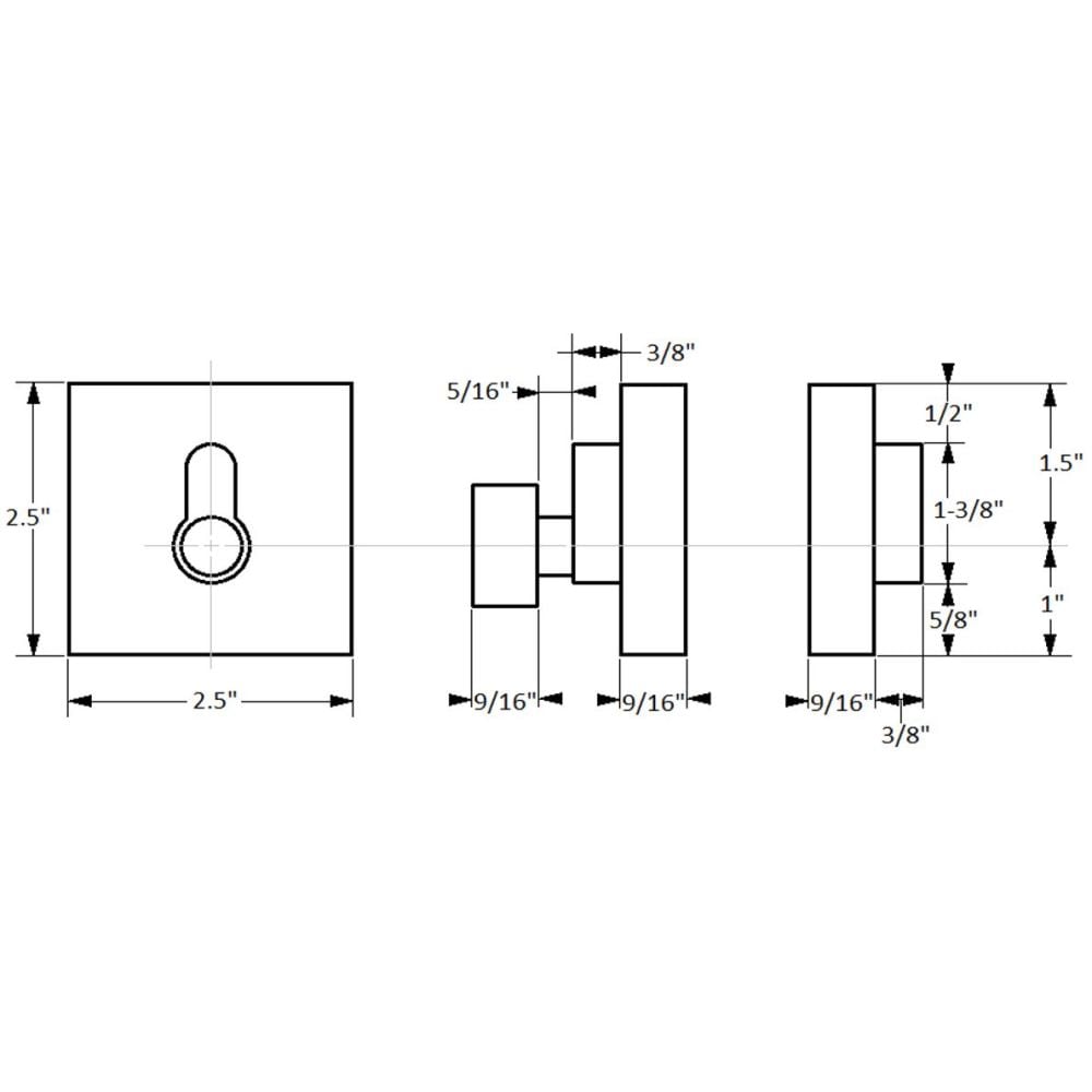 Design House 581835 Door-Deadbolts - View #3