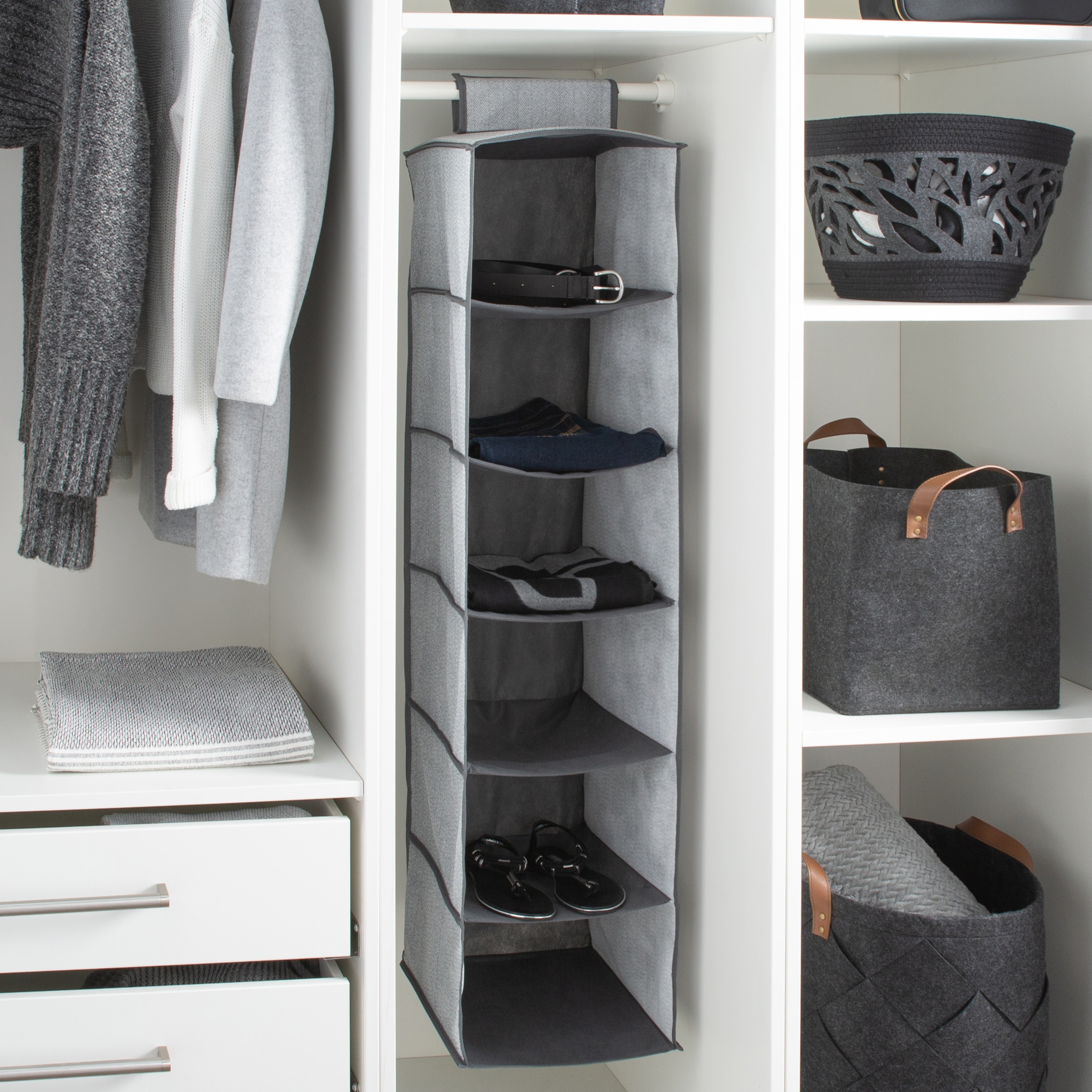Simplify 26606-GREY Clothing-Storage-Accessories - View #3