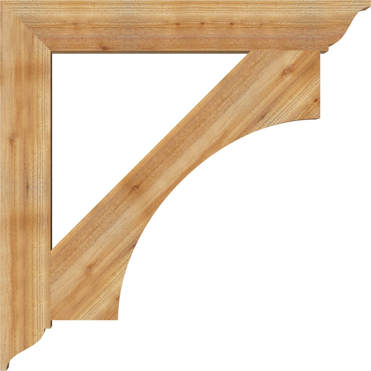 Ekena Millwork BKT06X44X44WTL01RWR Exterior-Brackets-Braces - View #3