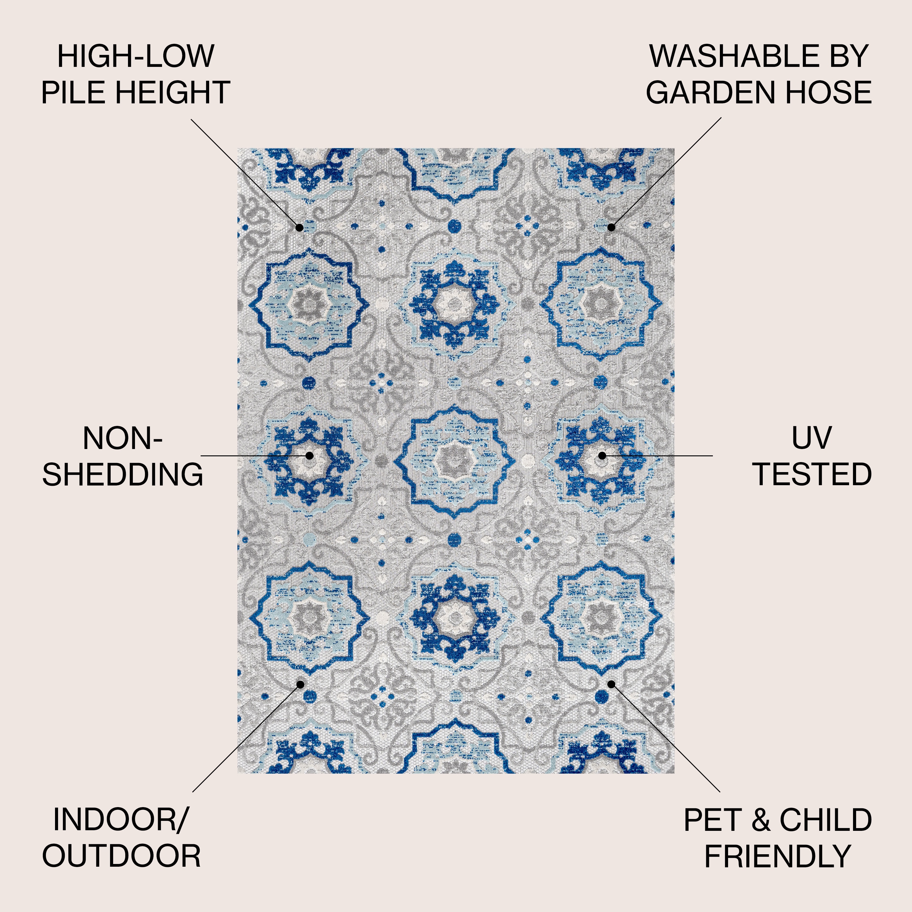 JONATHAN  Y AMC101A-8 rugs - View #3