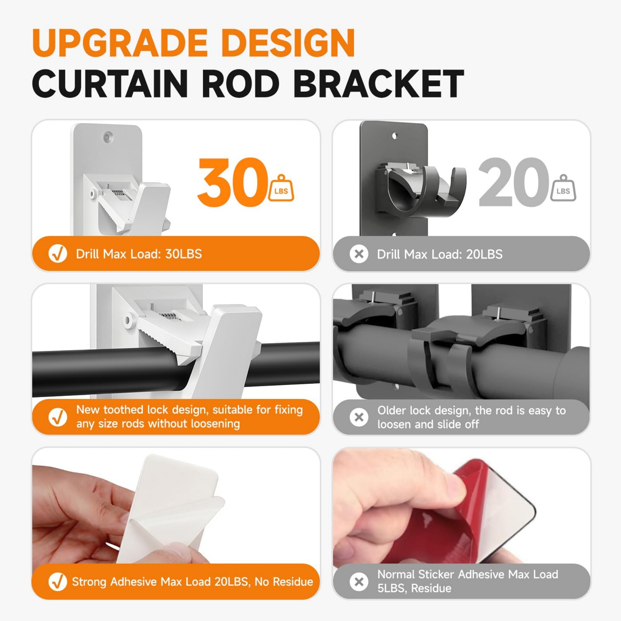Wudkey L4-VW4F5E Curtain-Rods - View #5