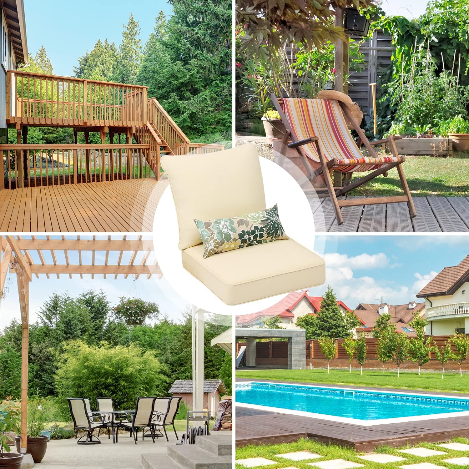 Aoodor A059-PLNLN Patio-Furniture-Cushions - View #8