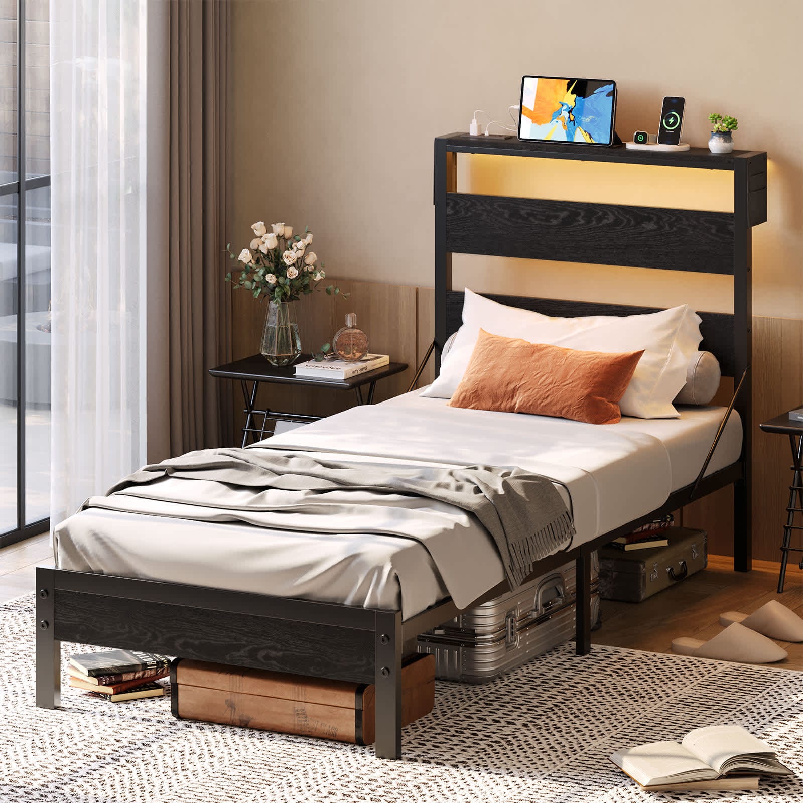 Bestier LOW-B700909SUS-BLKG beds - View #2