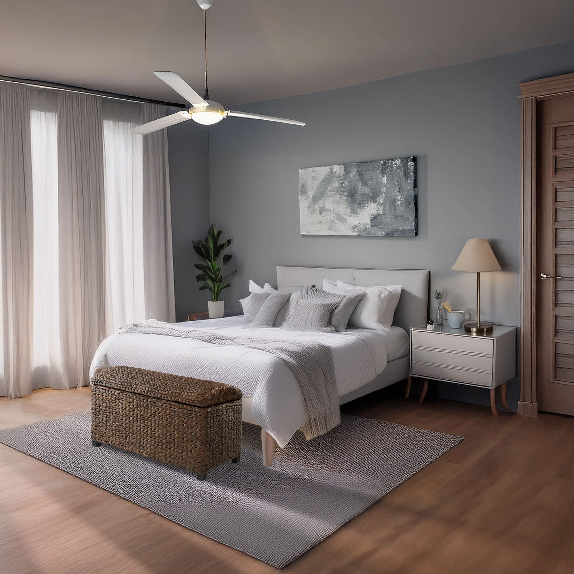 Casafield HOM-STO-W6623-BRN Storage-Trunks - View #4