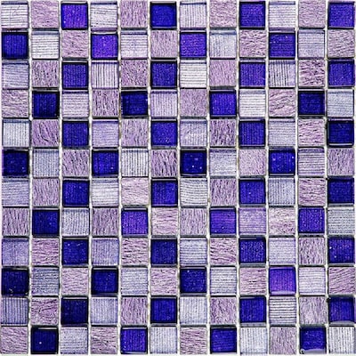 Apollo Tile Wall 5 Pack Purple And, Purple Floor Tiles