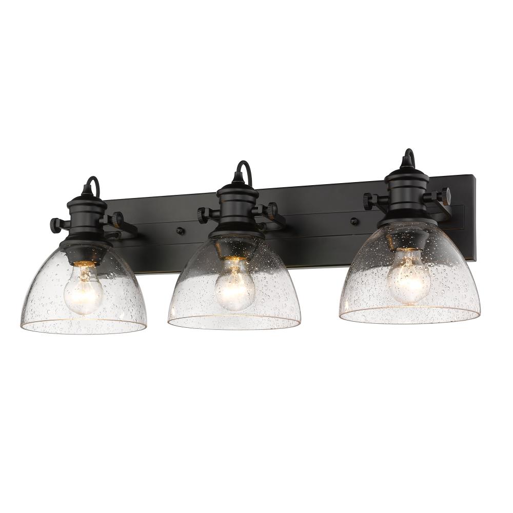 Golden Lighting 3118-3SF BLK-SD flushmounts - View #3