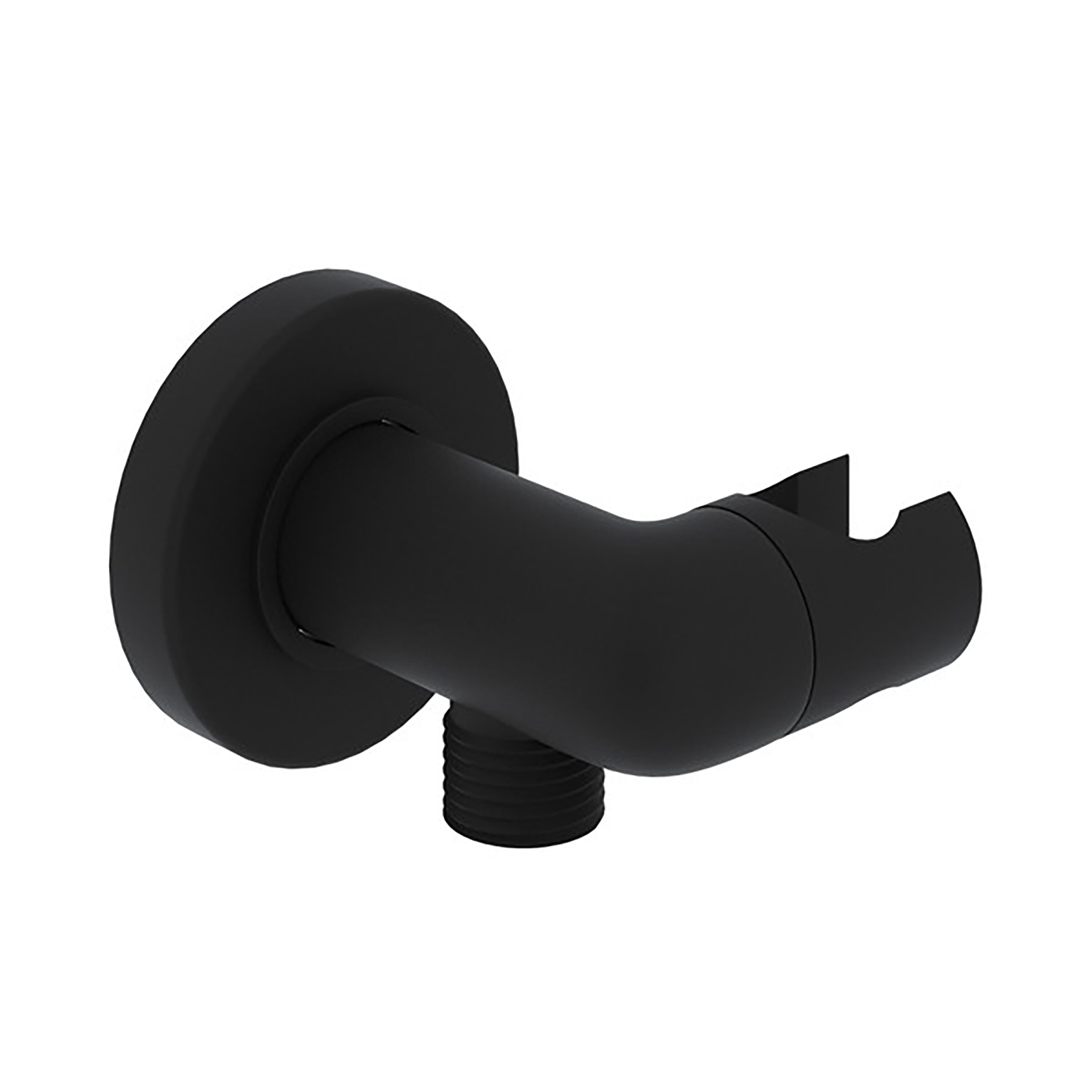 Rohl CD8000MB Spa Shower Matte Black 4.5-Inches Universal Shower Shower arm 1.5-Inches -ID
