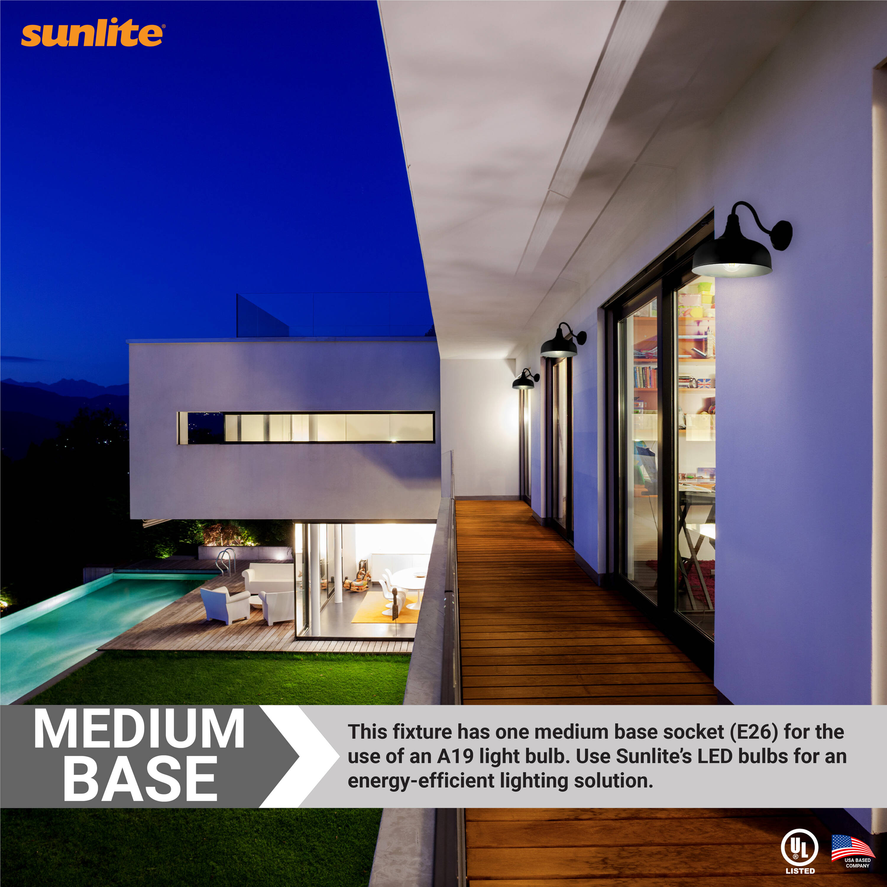 Sunlite LW46067 Outdoor-Wall-Lighting - View #7