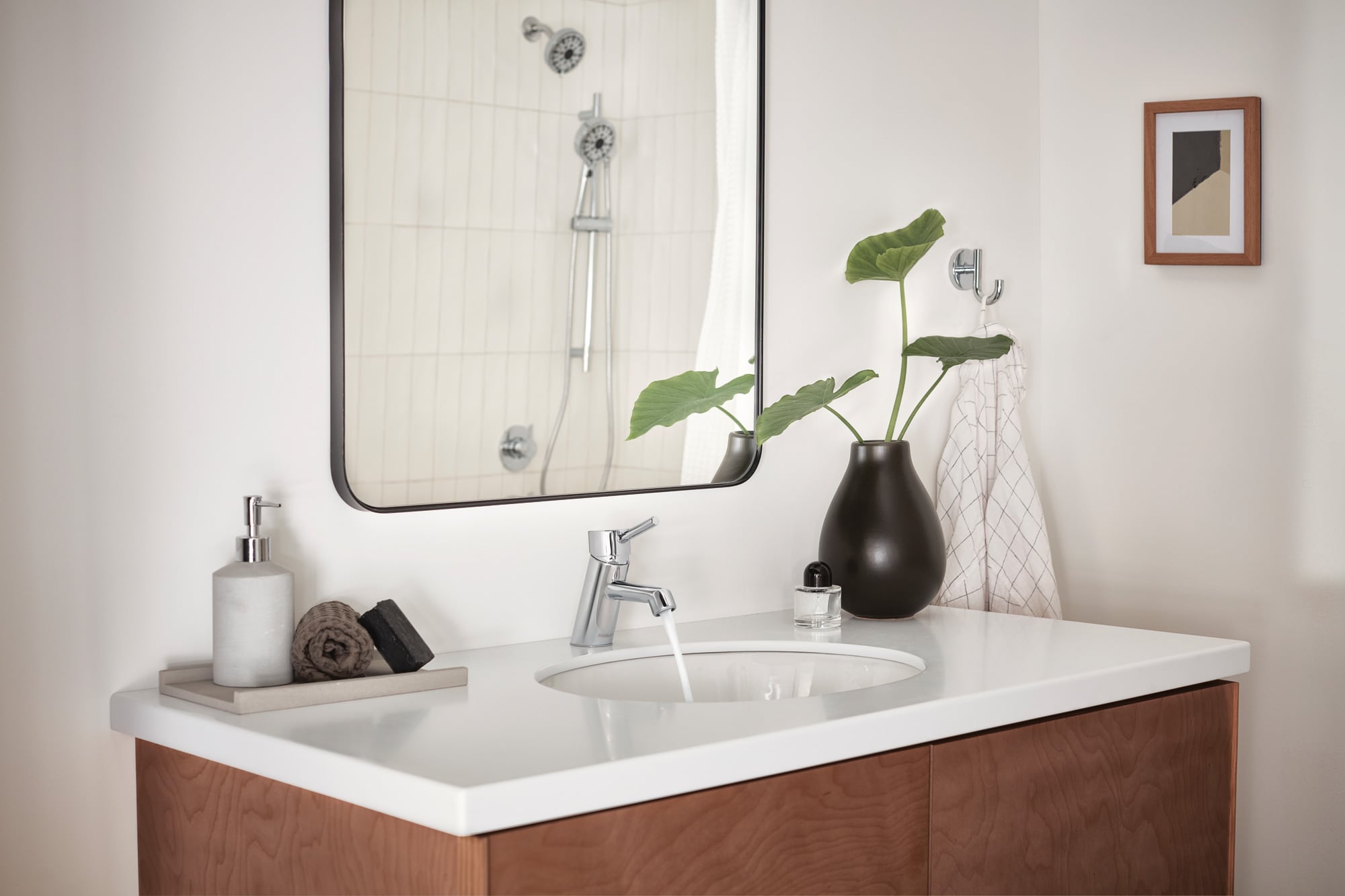 Precept Polished Chrome Single-Handle Mid-Arc Bathroom Faucet