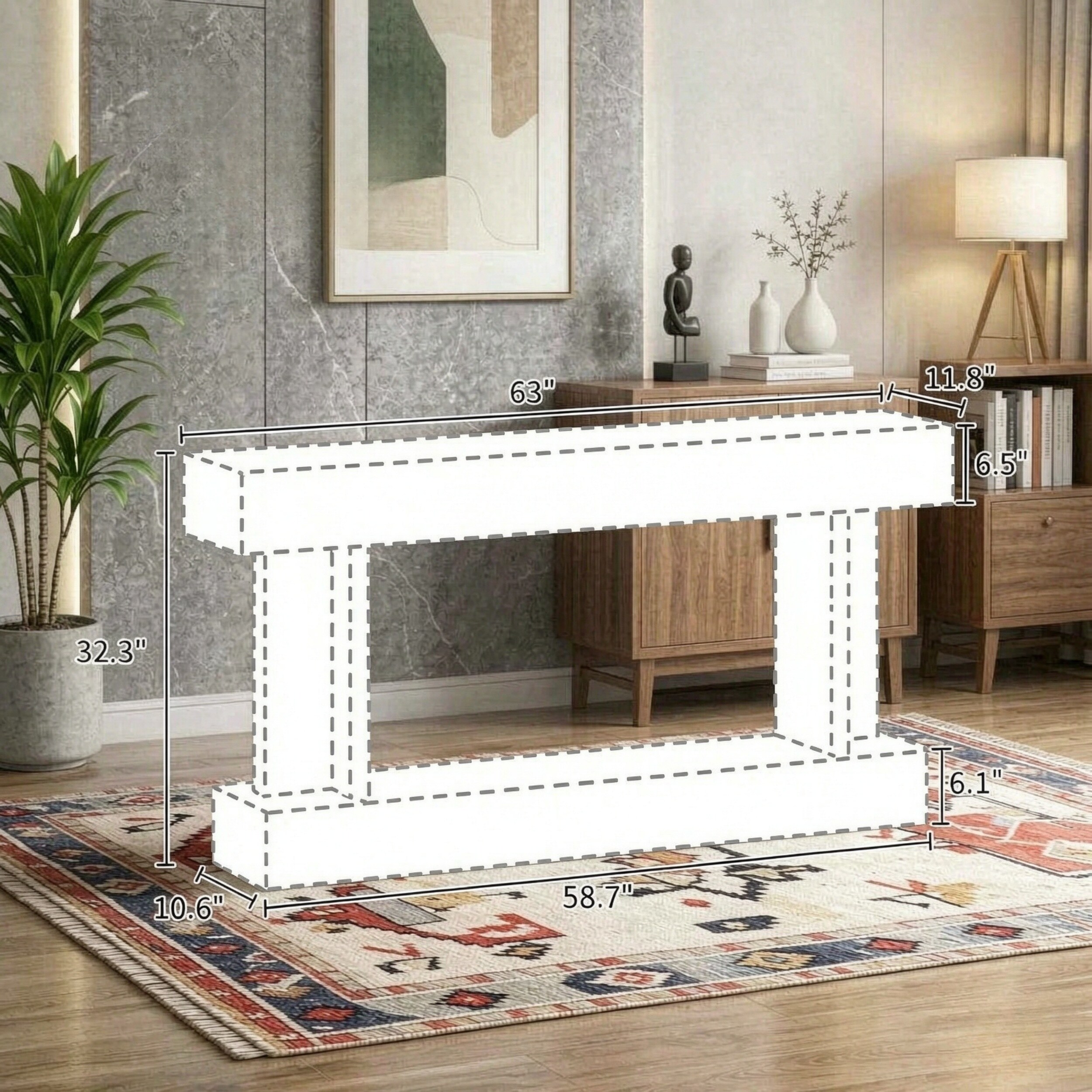 Vynxaria LS0505-397173317 Console-Sofa-Tables - View #3