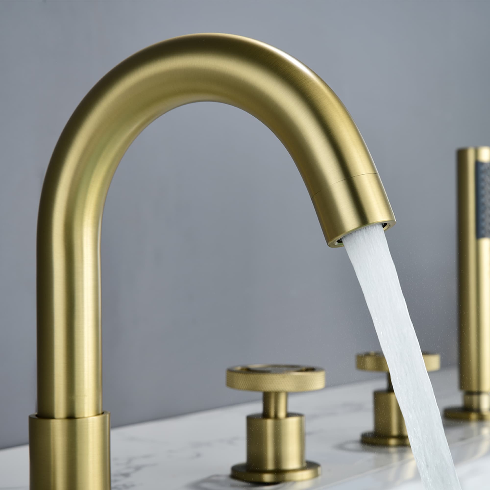 WELLFOR WA8020CH Roman-Tub-Faucets - View #4