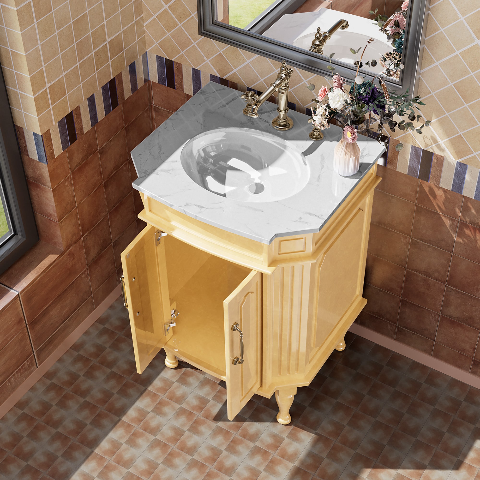 JEAREY JE-XNELD-1-DK Bath-Vanity-Combo - View #5
