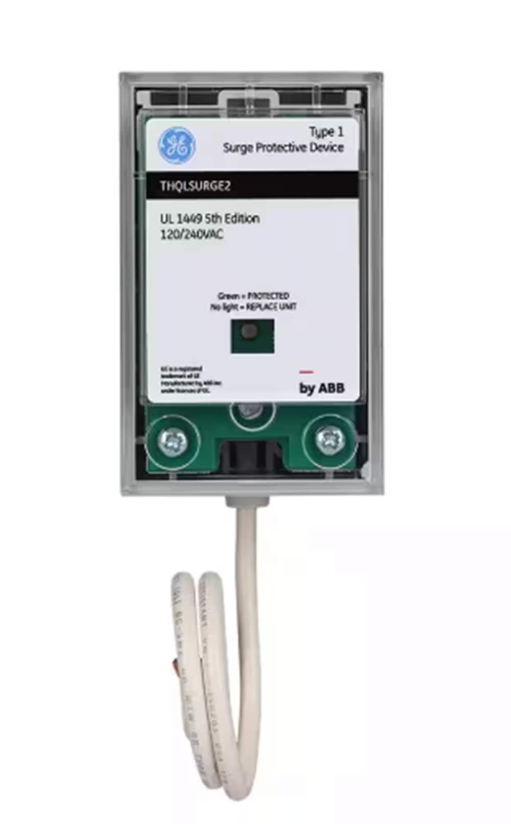 GE THQLSURGE2 1-ft THQL 1520 Joules Black Indoor AC Surge Protector
