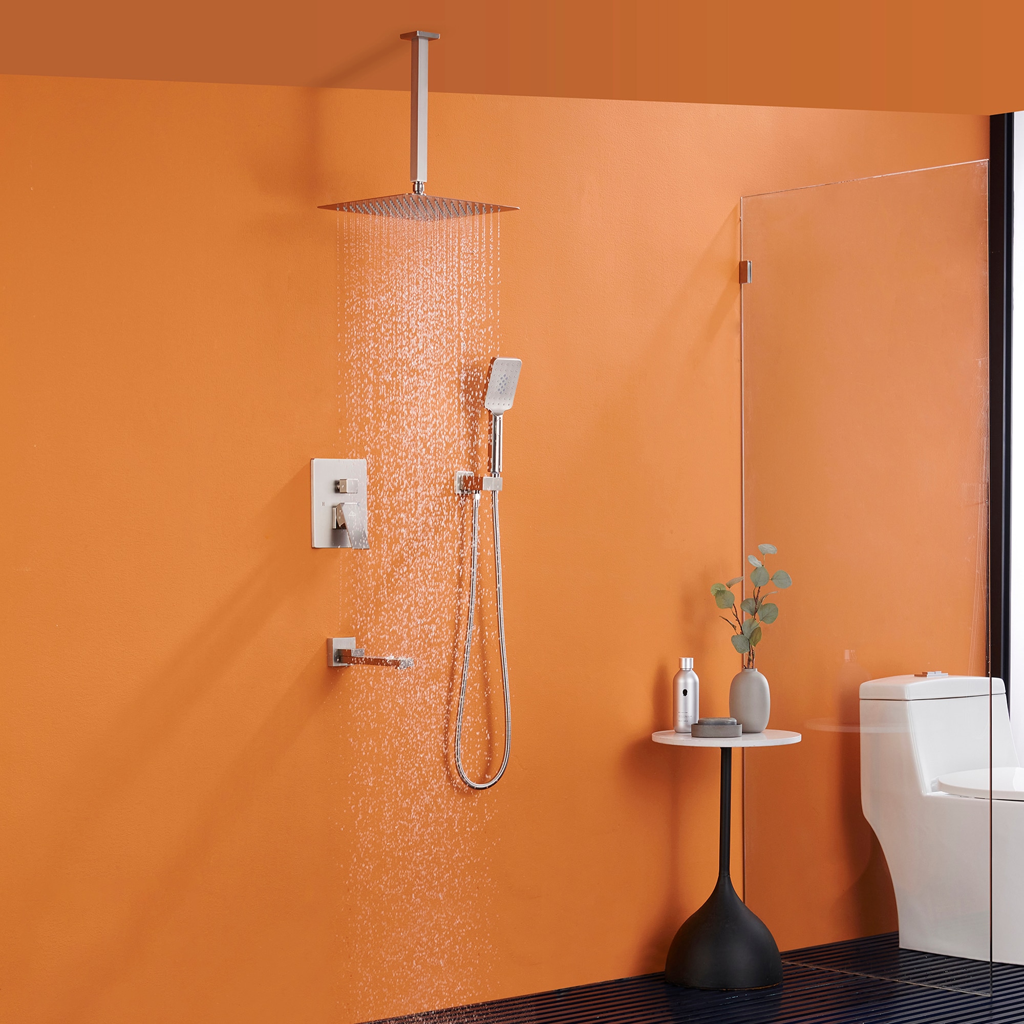 Clihome CL-024ORB-SL Showerhead-Bar-Panels - View #4
