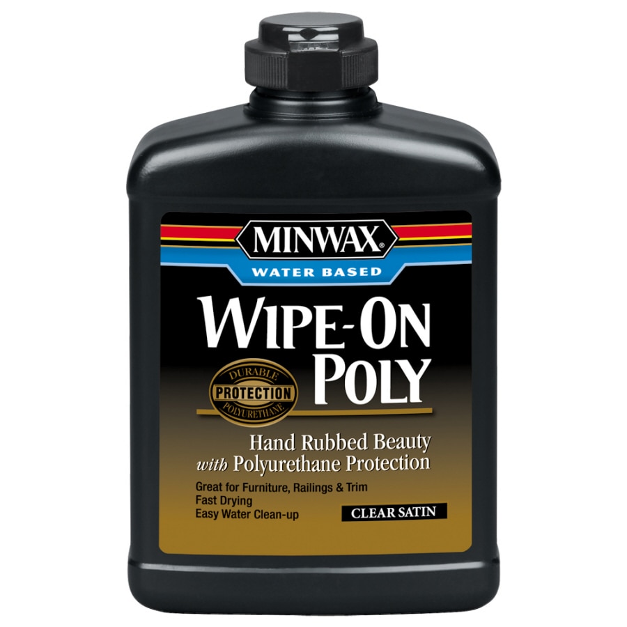 Minwax Polycrylic Clear Satin Water-Based Polyurethane Aerosol Spray  (11.5-oz) in the Sealers department at