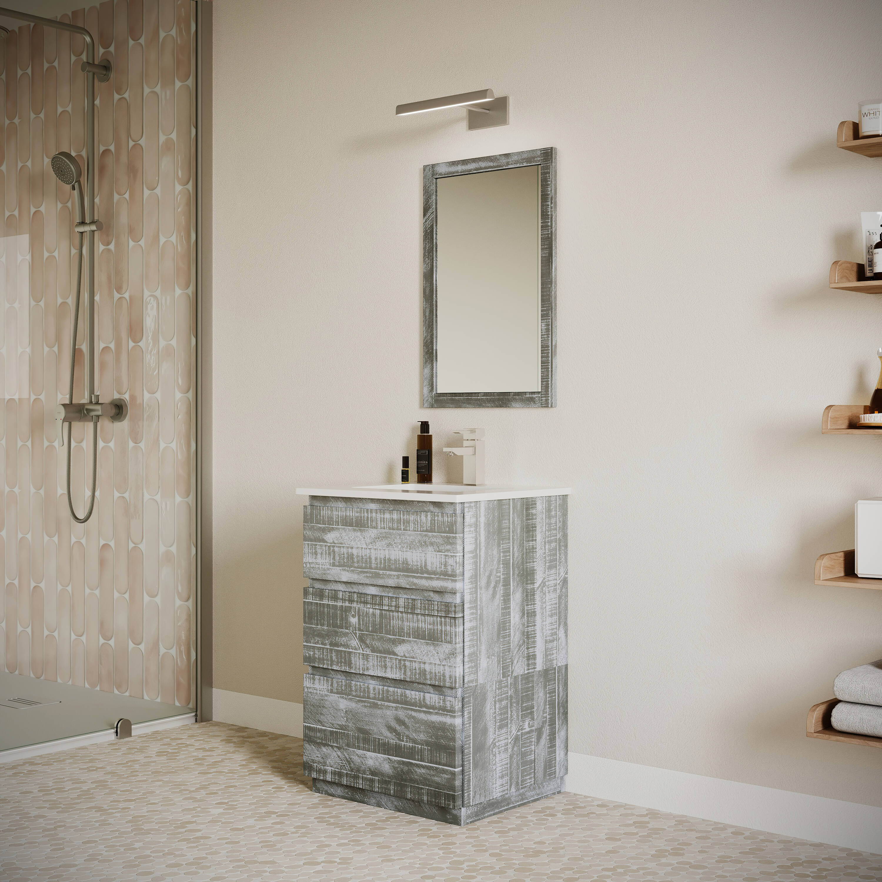 Fresca FCB3124ASH-FC-CWH-U Bath-Vanity-Combo - View #4
