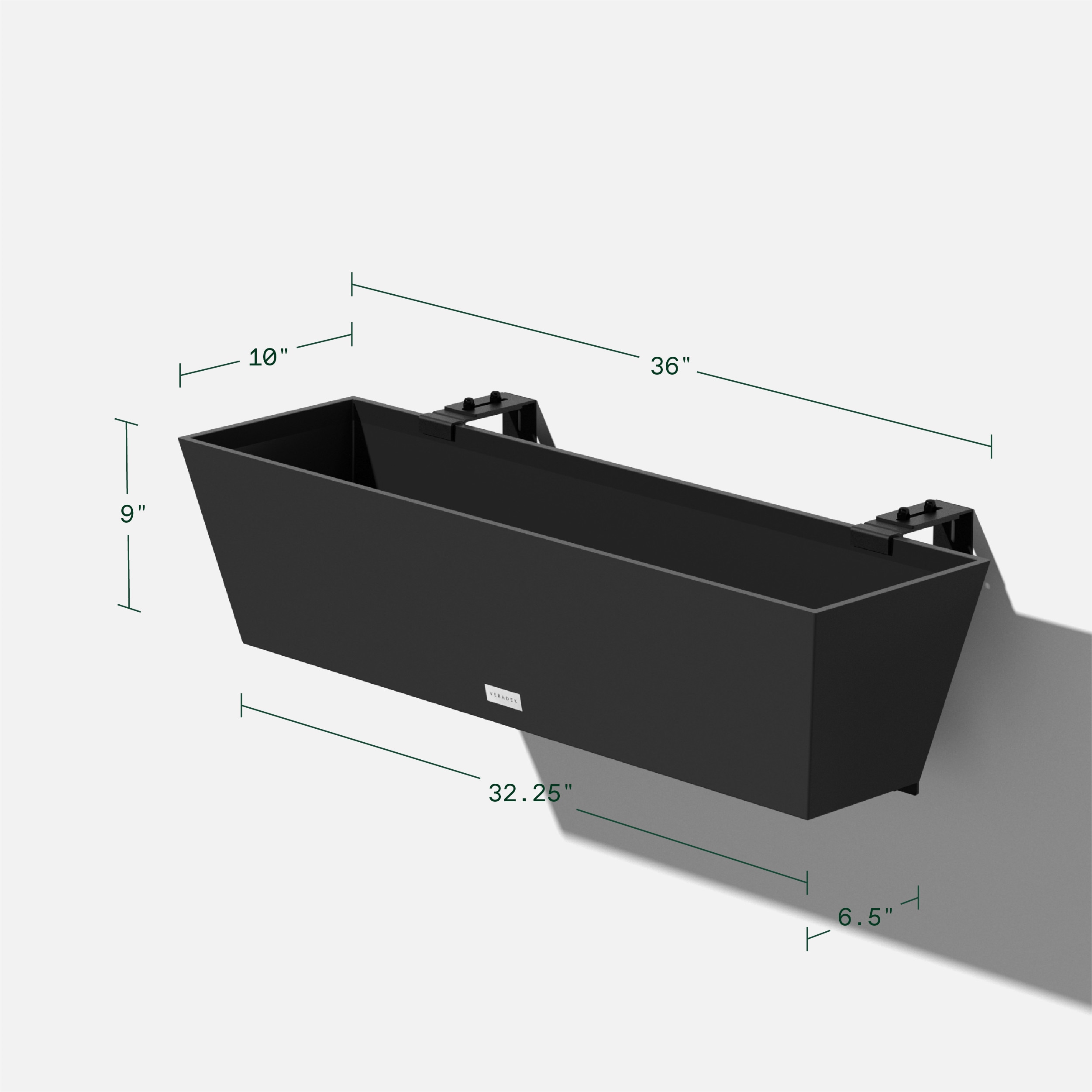Veradek WBRLV36B Planter-Window-Box - View #3