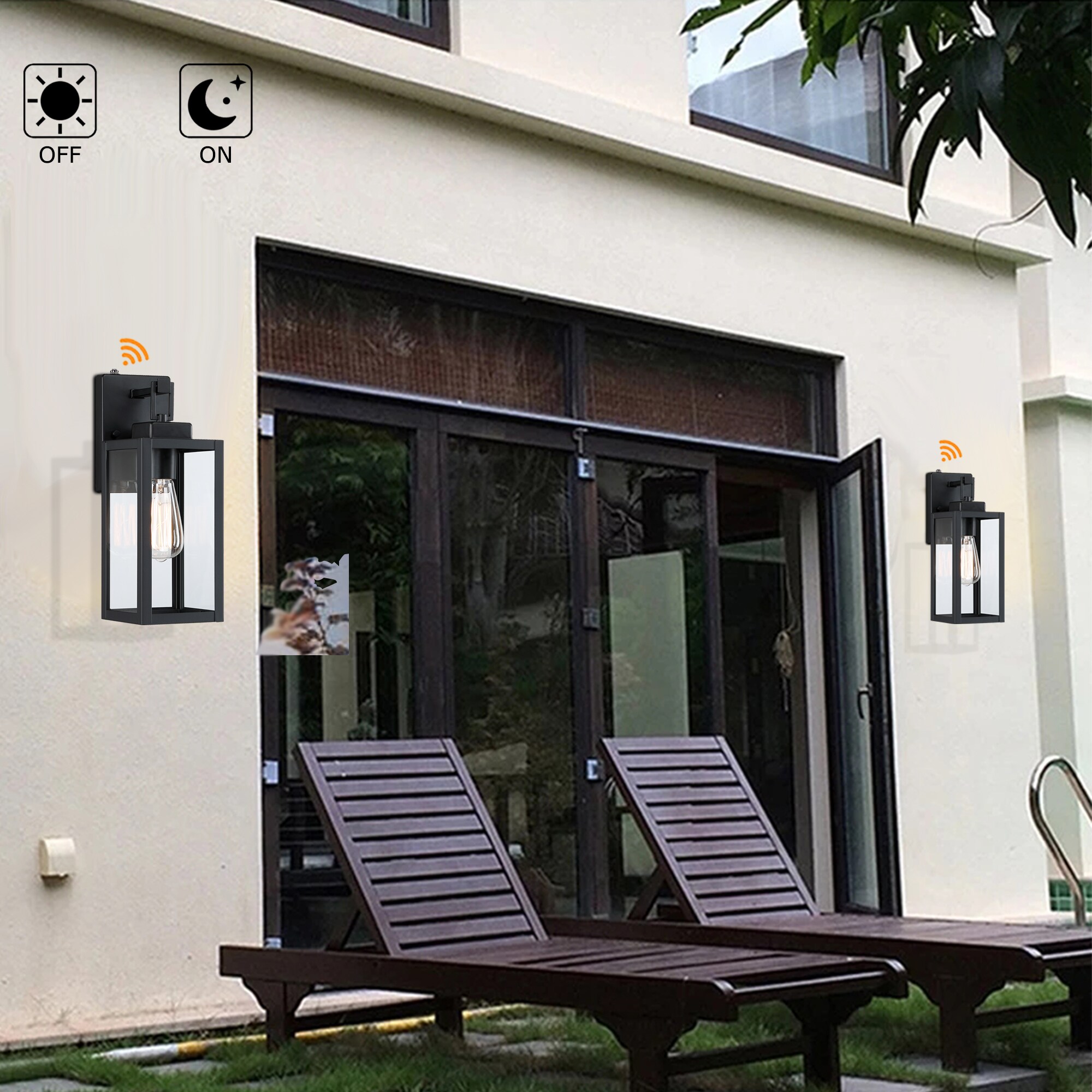 Hukoro 2F19041-BK-S Outdoor-Wall-Lighting - View #9