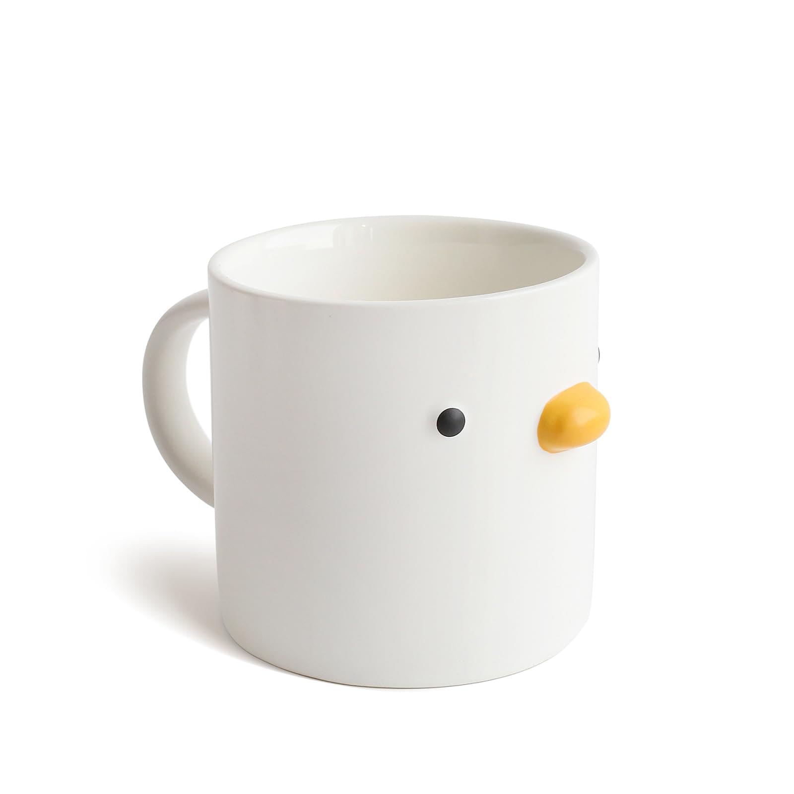 Aoibox  14 oz Yellow Chick Handmade Glaze Ceramic Coffee Mug Creative Novelty Tea Cup 5 x 3 in for Home Use