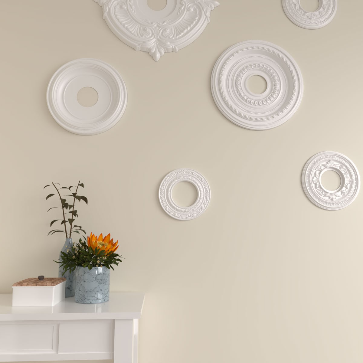 Ekena Millwork CM08AD Ceiling-Medallions - View #6