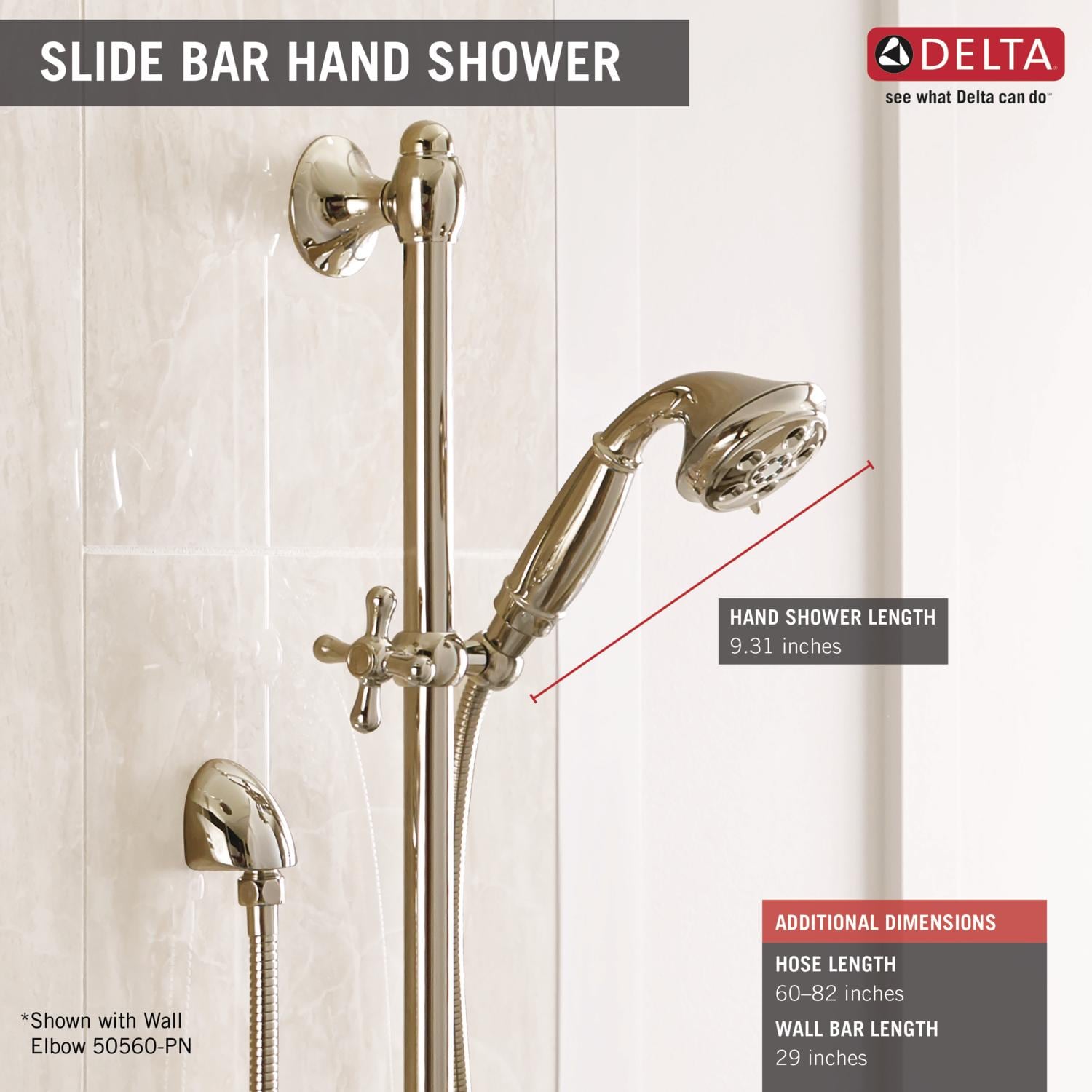 Delta 51308-PN Fixed-Showerhead - View #3