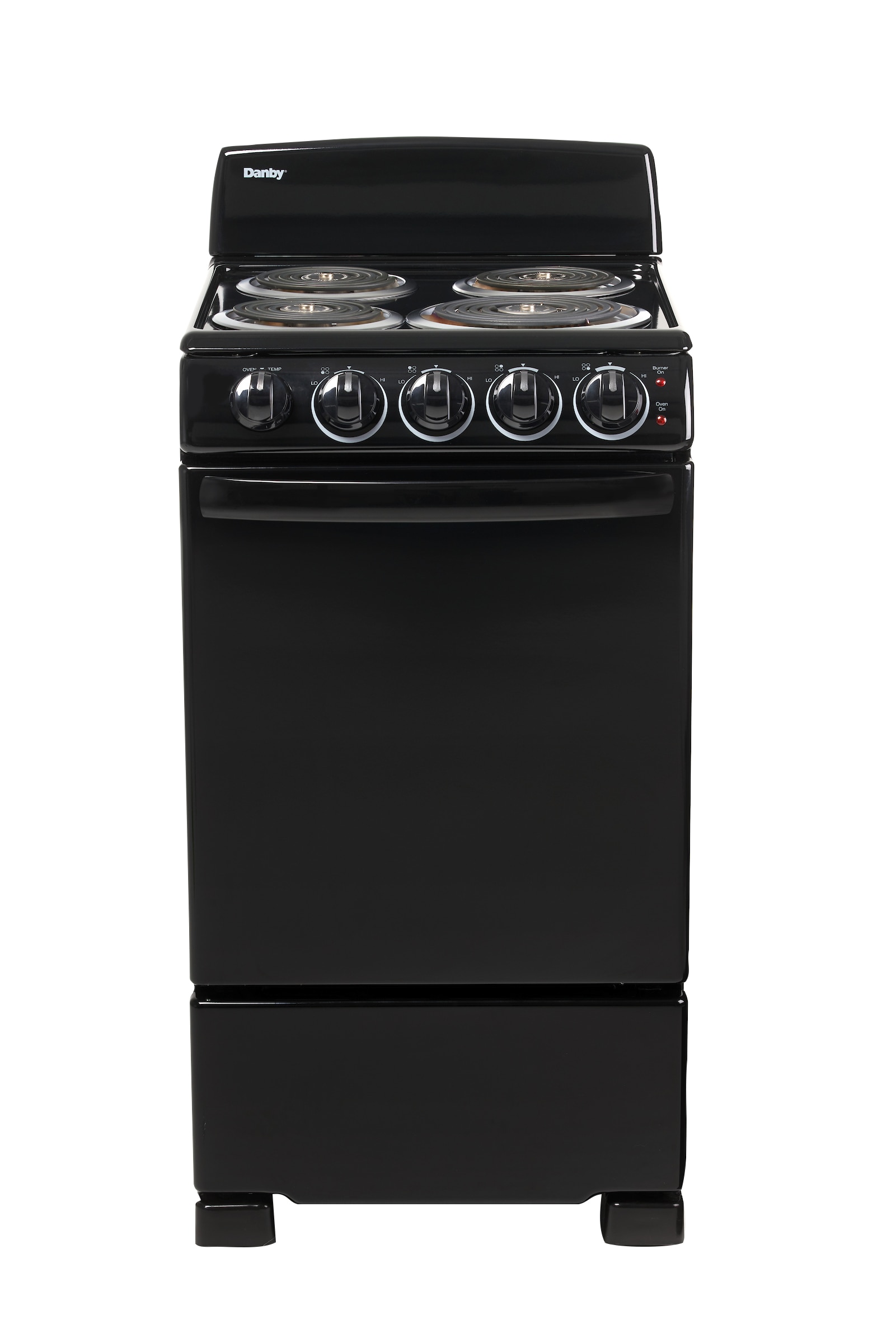 Danby 20-in 4 Elements 2.3-cu ft Freestanding Electric Range (Black  Stainless Steel)