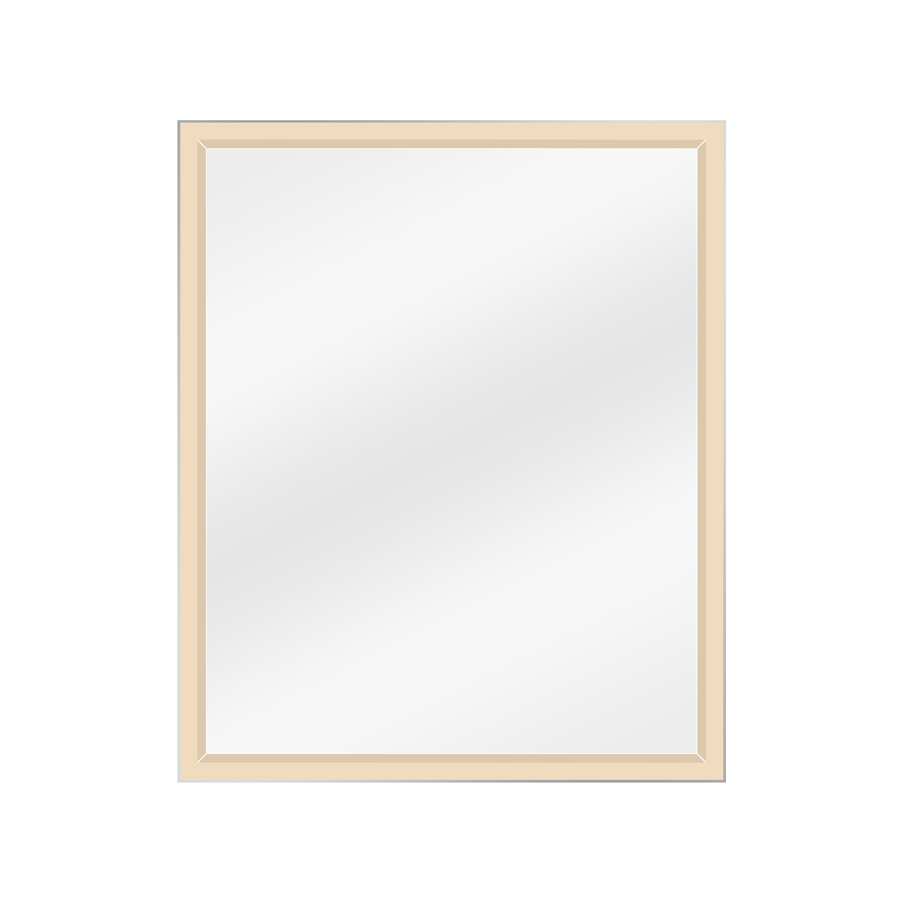 Dyconn Faucet M18AT3036 Solar 30-in x 36-in Lighted Silver Bathroom Vanity Mirror