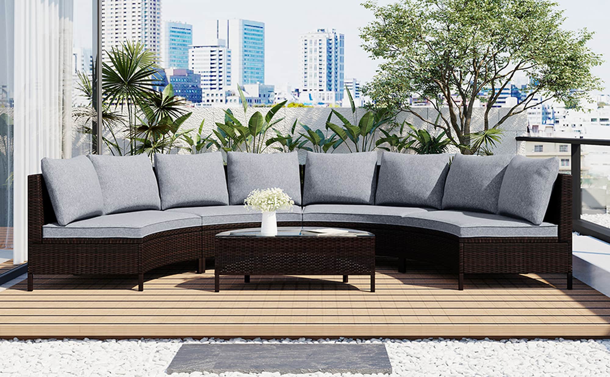 Afoxsos LSSA11OT044 Patio-Conversation-Sets - View #9