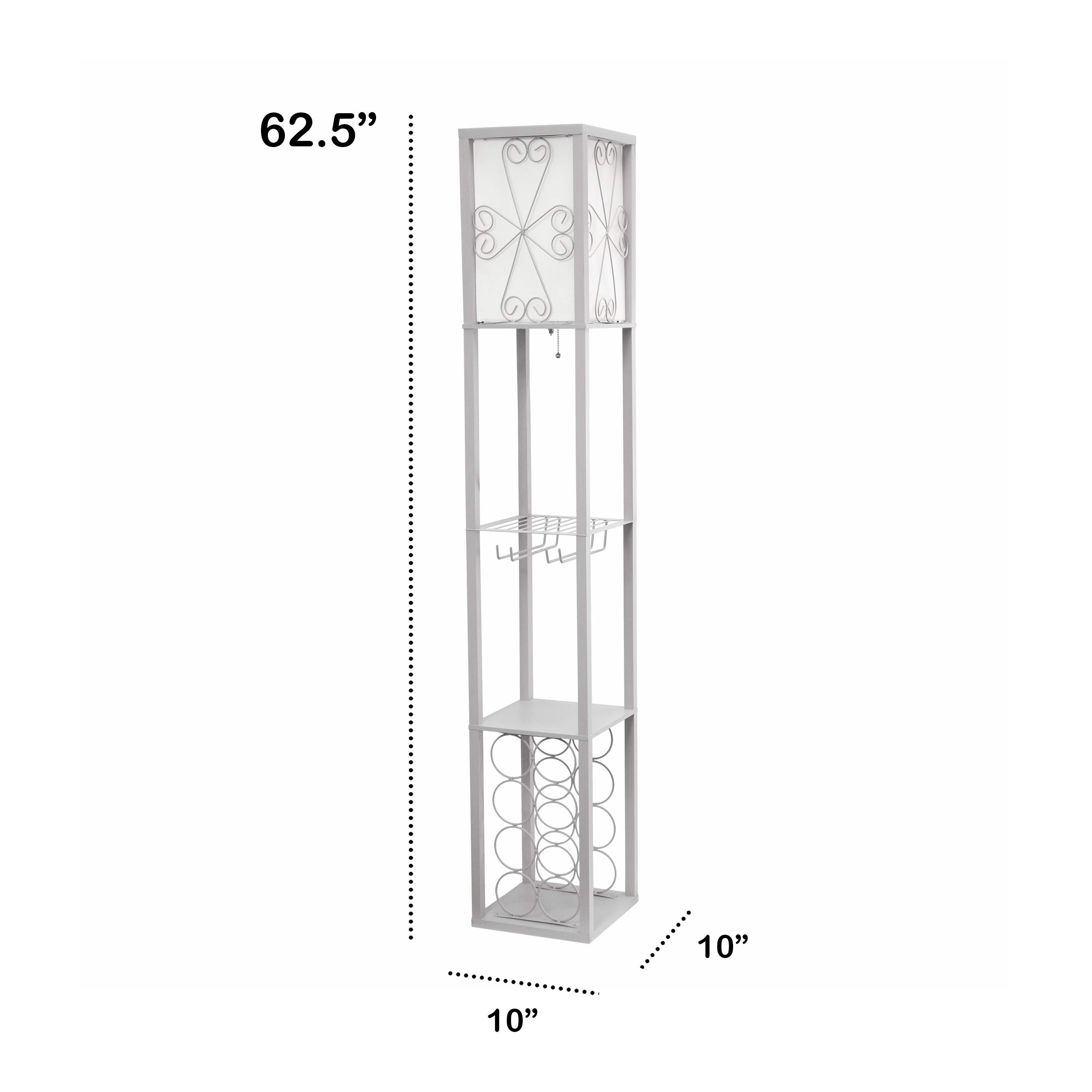 Creekwood Home CWF-3008-GY-LB floorlamps - View #3