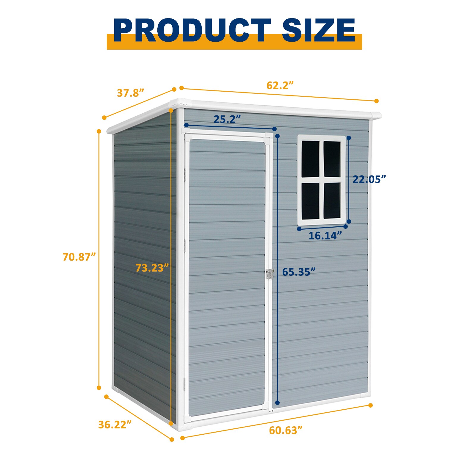 Ayelon GSS00040 Vinyl-Resin-Storage-Buildings - View #6