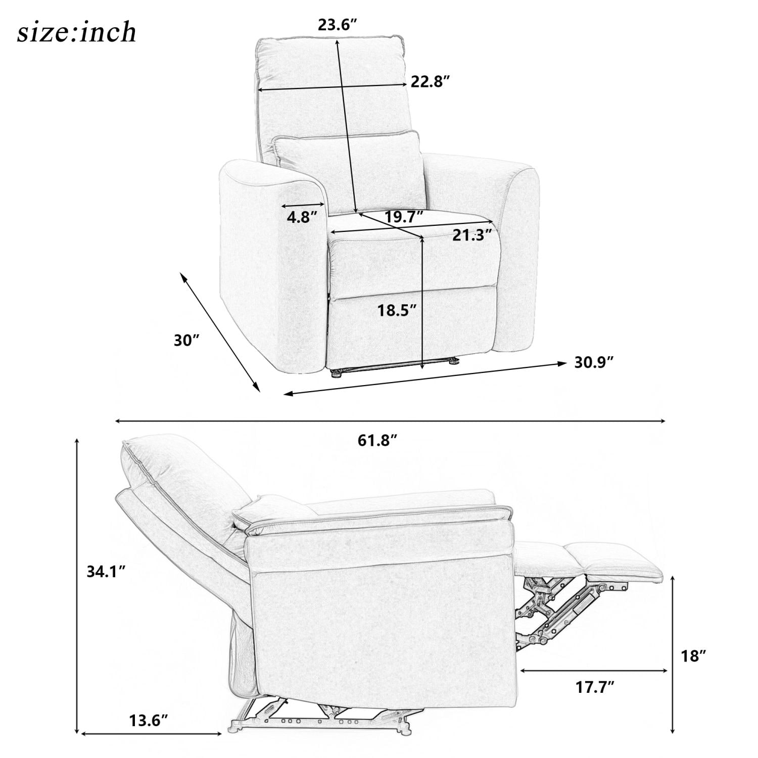 JASMODER SG000187AAR recliners - View #5