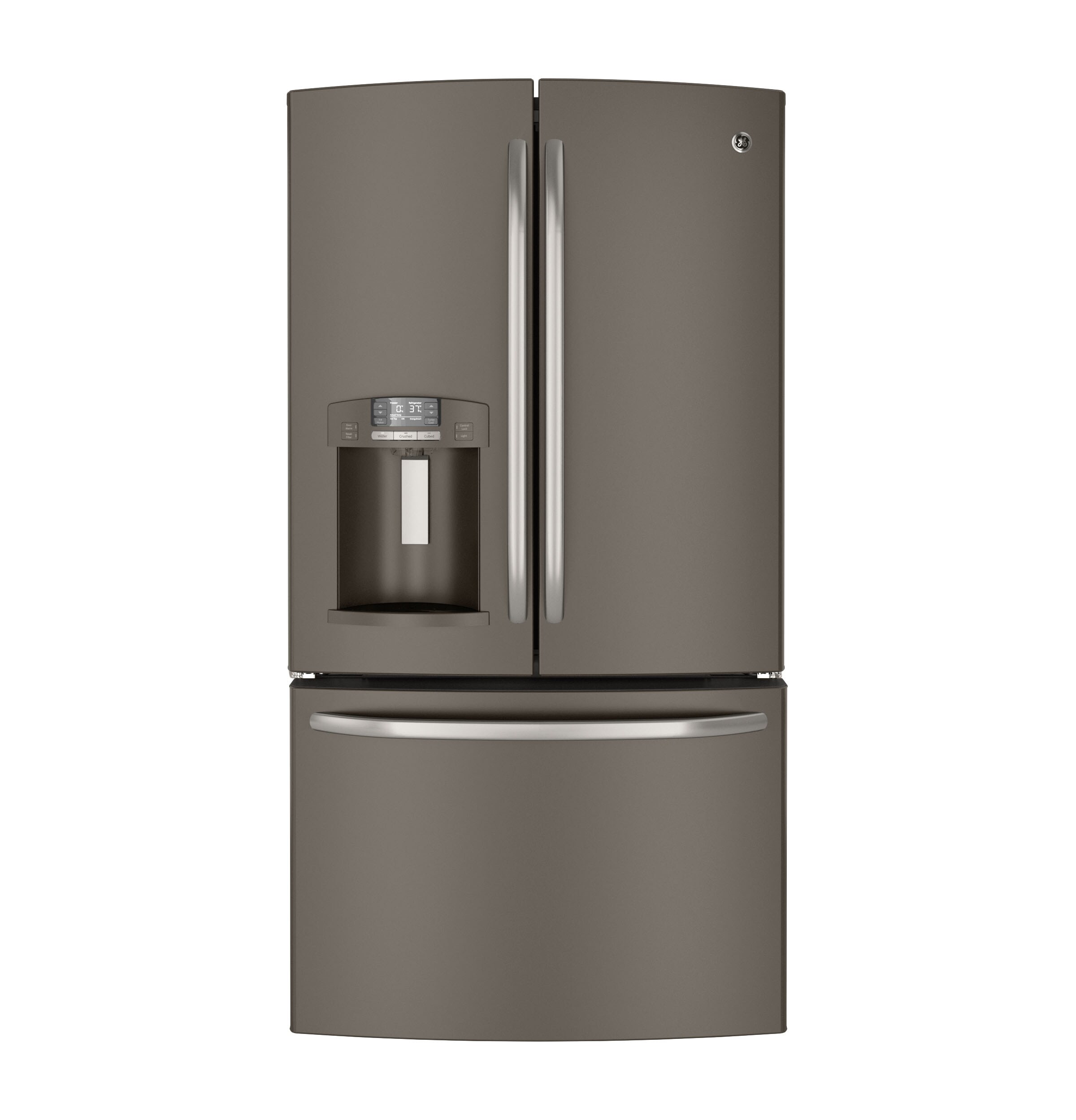 GE 27.7-cu ft French Door Refrigerator with Dual Ice Maker (Slate) at