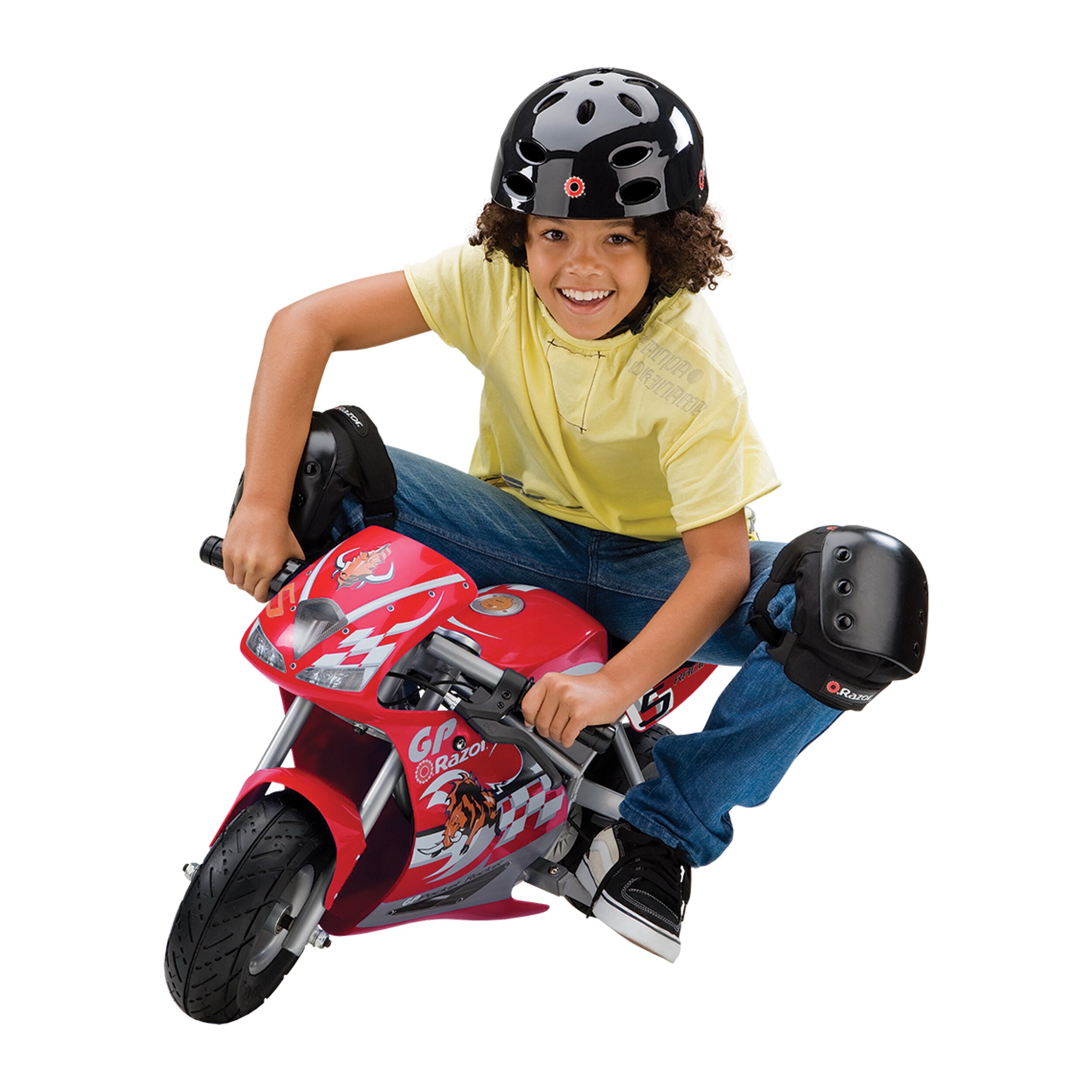 Razor Razor 24 Volt Mini Electric Single Racing Motorcycle Pocket Rocket Red 55121 at Lowes