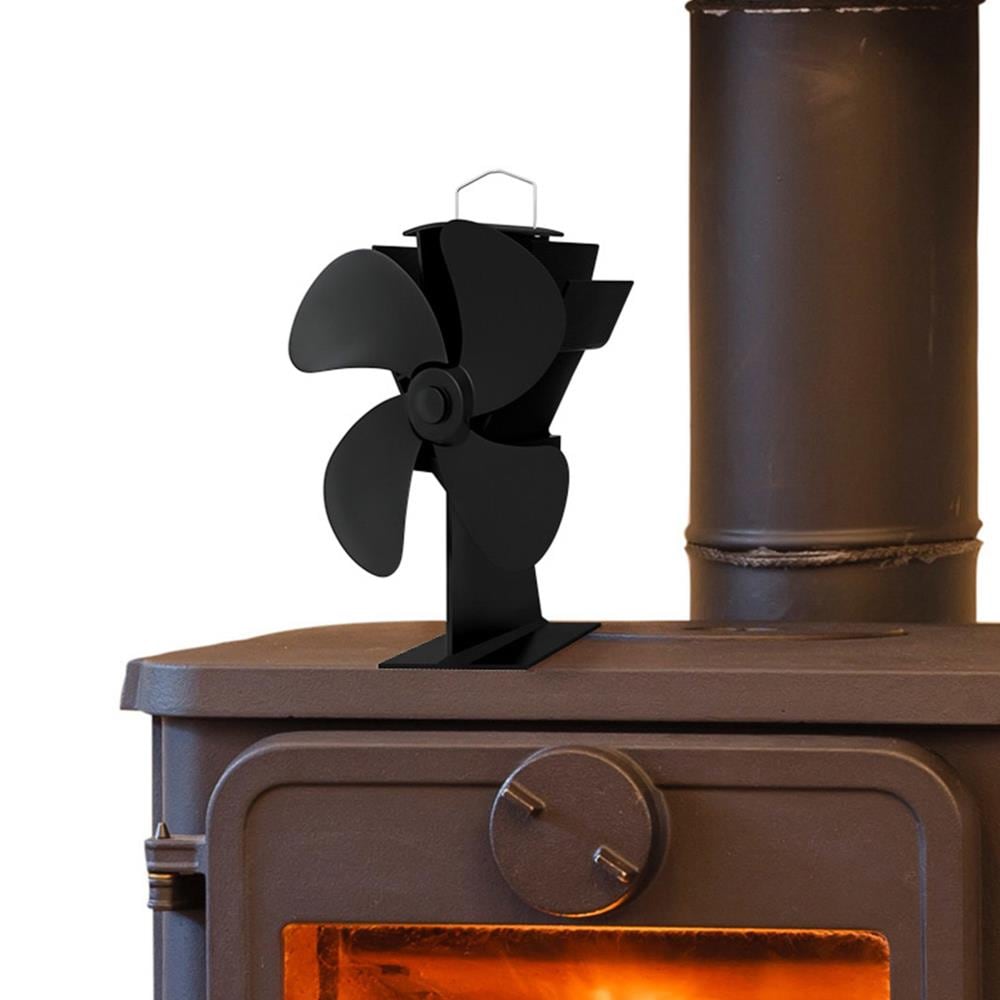 afsnit forår Dømme Hastings Home Black Wood Stove Fan in the Wood & Pellet Stove Accessories  department at Lowes.com