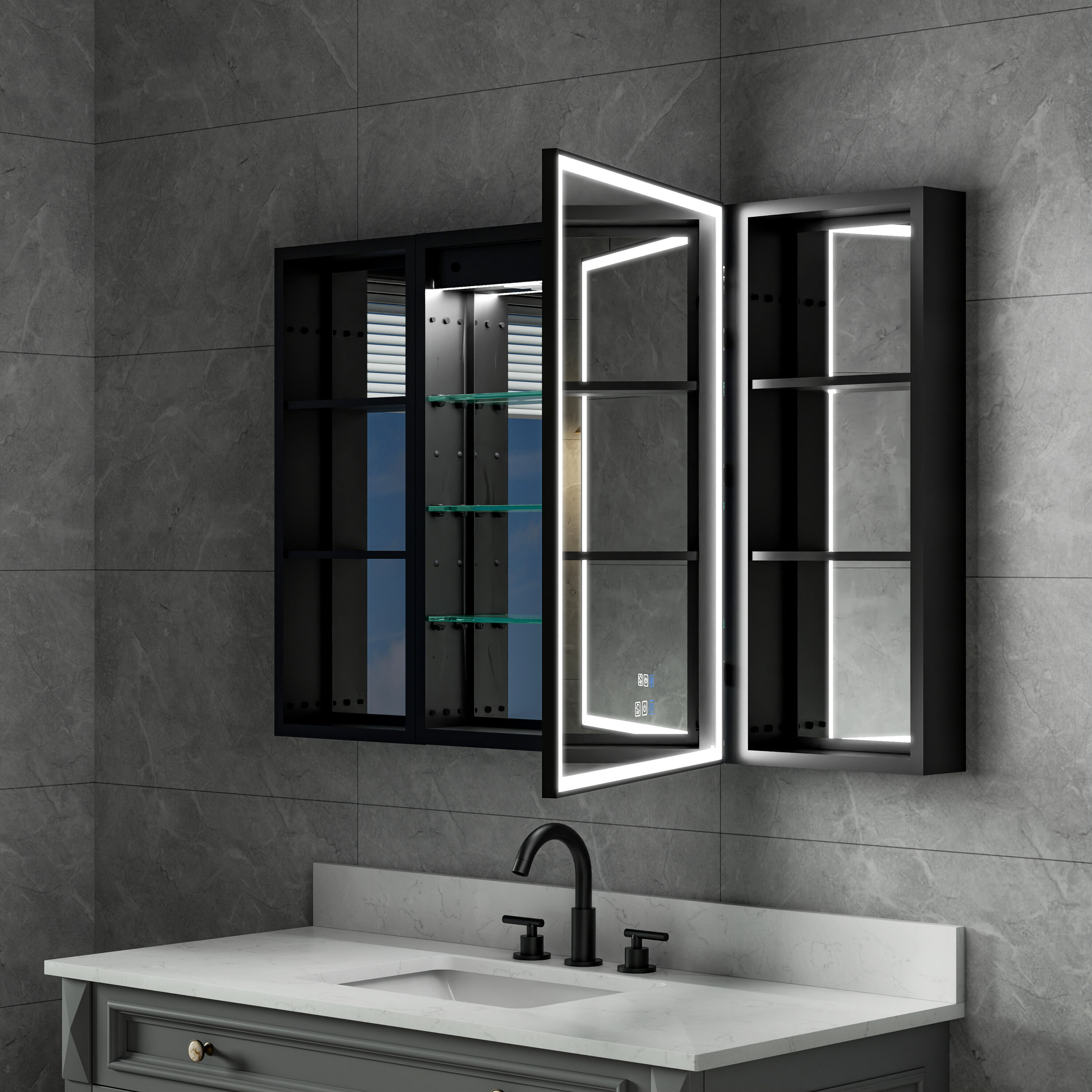CALVON WMB124830R Bathroom-Medicine-Cabinets - View #4