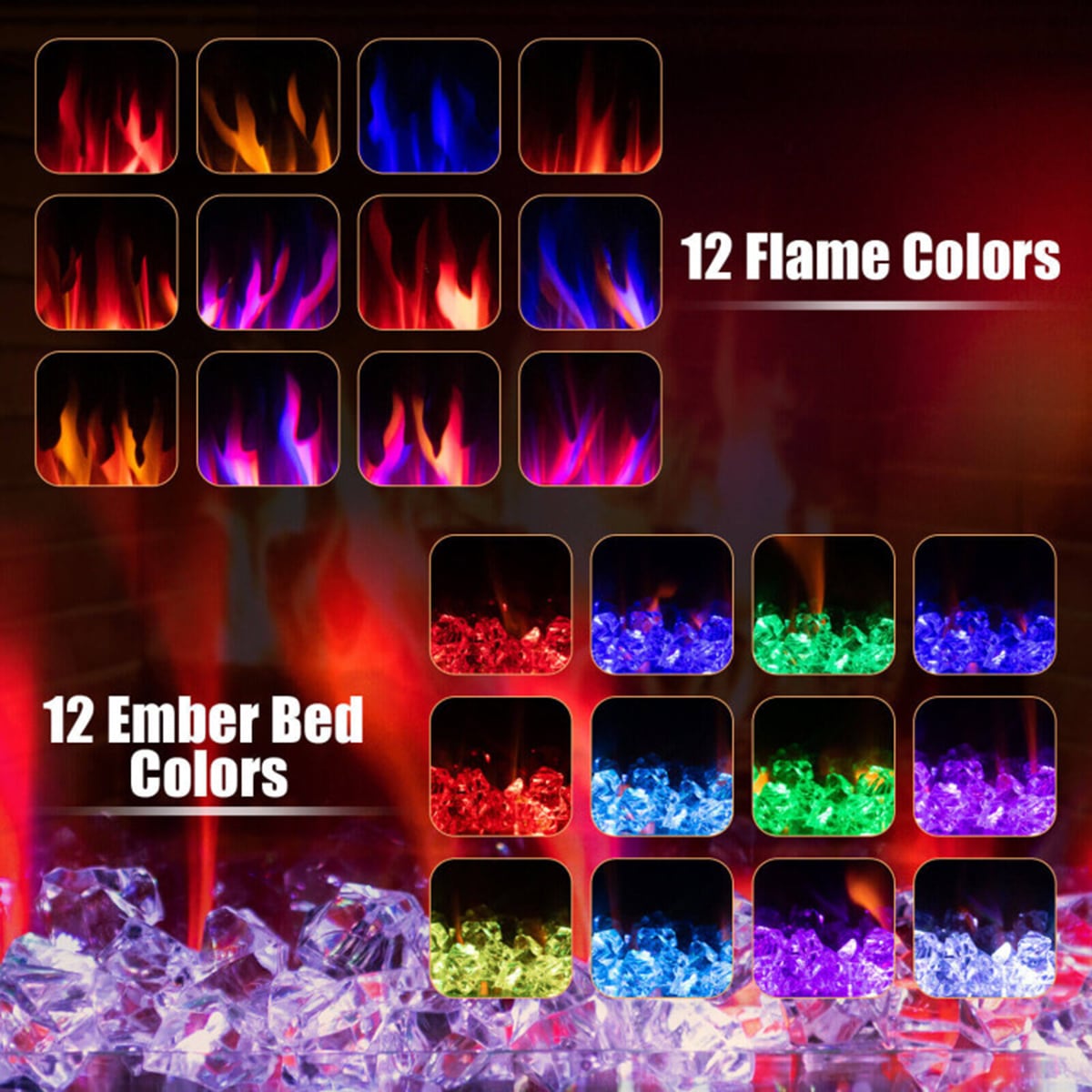 Clihome CL-60-10235 Electric-Fireplaces - View #7