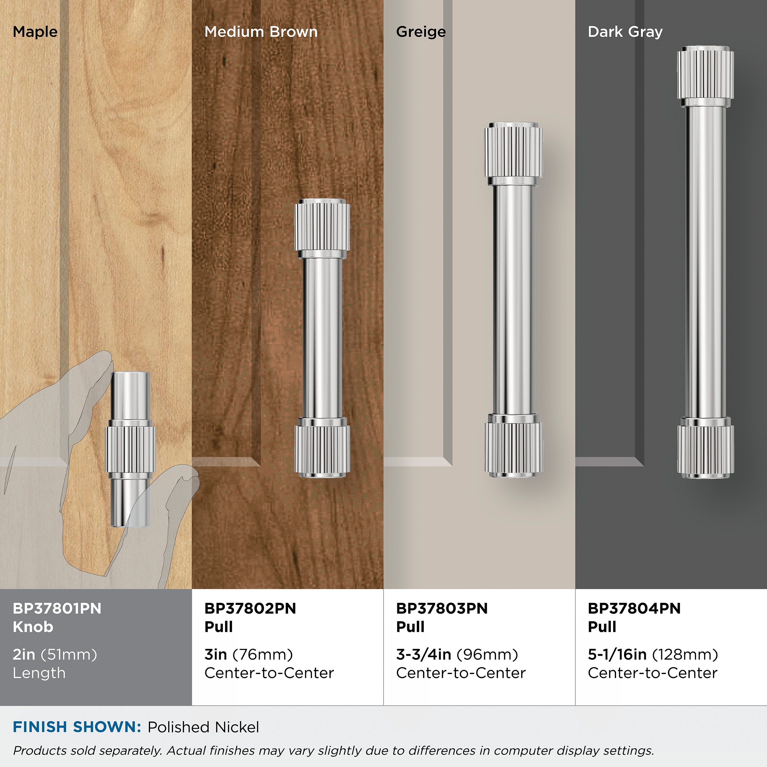 Amerock BP37801PN Cabinet-Knobs - View #7