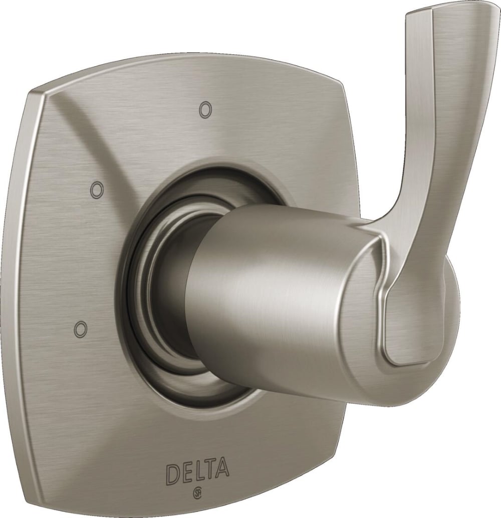 Delta T11876-SS-PR Lumicoat Stainless 3.75-Inches Universal Bathtub/Shower Diverter 0.5-Inches -ID