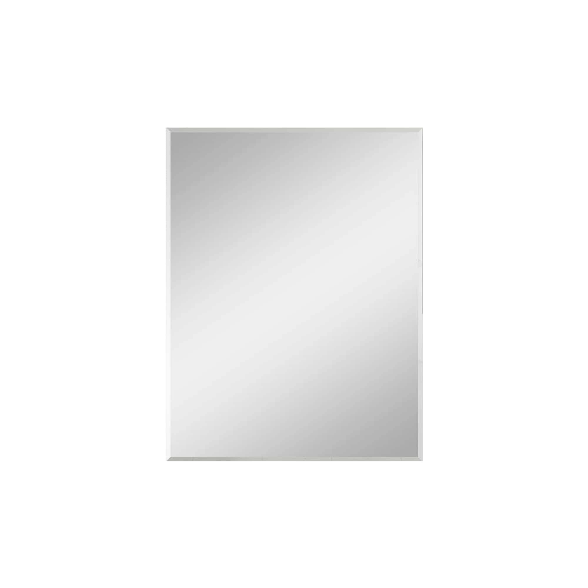 SINOFURN SYD530012BK 20-Inches x 26-Inches Surface/Recessed Mount Silver+Black Mirrored Rectangle Soft Close Medicine Cabinet