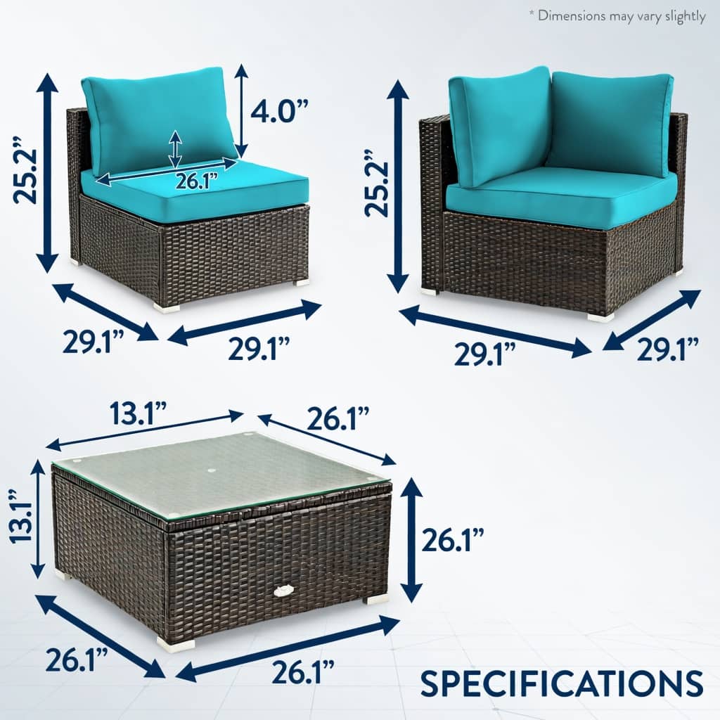 VERYKE 6219408002385 Patio-Conversation-Sets - View #2