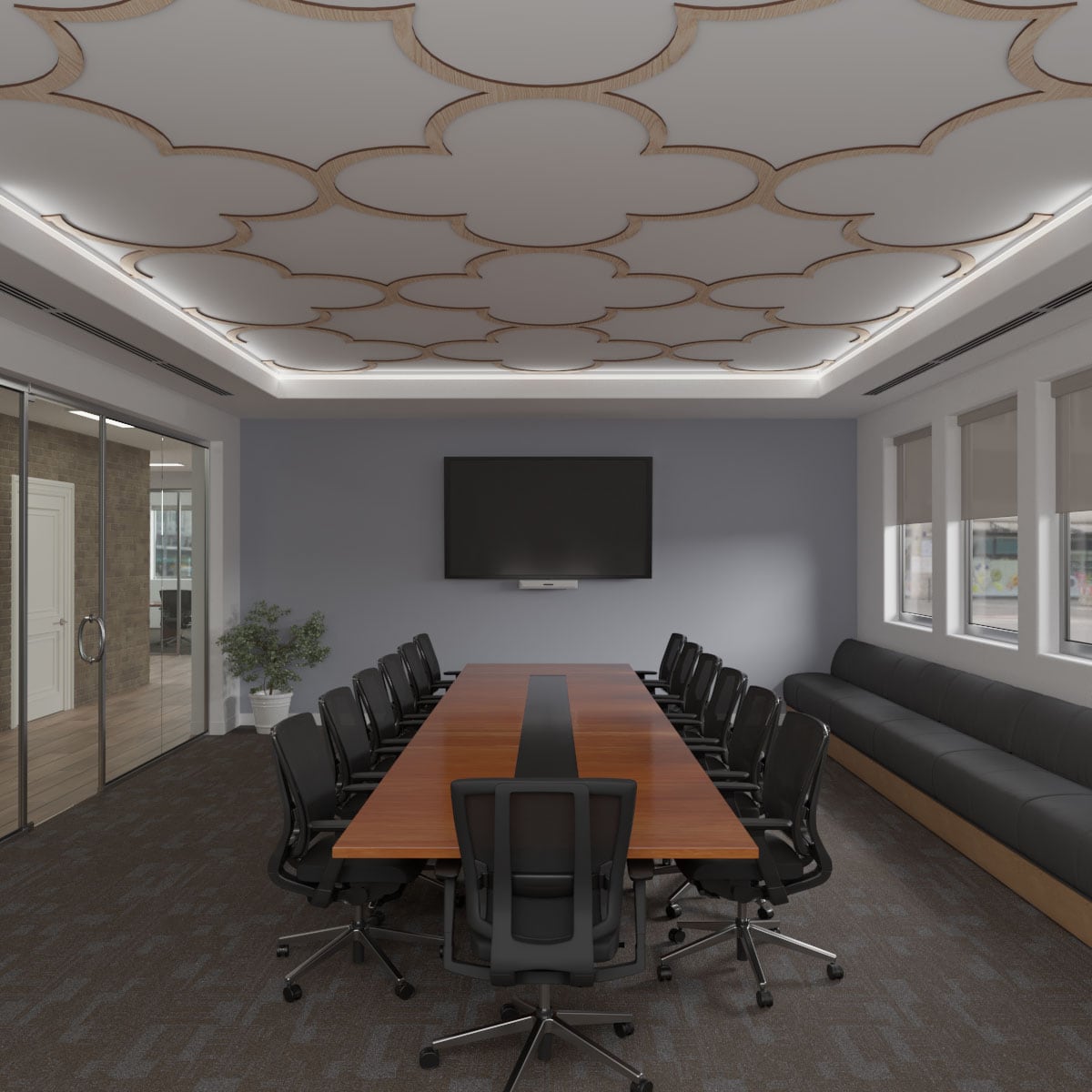 Ekena Millwork CELW67X67X0375WDLRO Wall-Panels - View #9