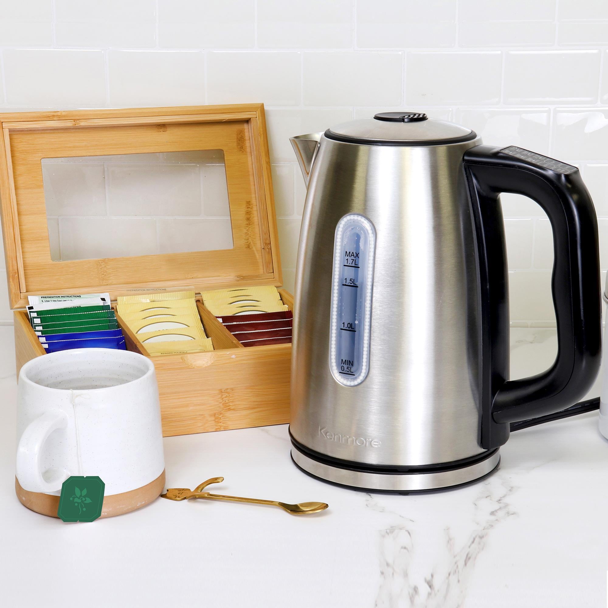 COSORI Coffee Mug Warmer & Mug Set, 304 Stainless Steel, 17 oz, Mug lid &  Electric Speed-Boil Kettle, 1.7L Water Boiler (BPA Free) Auto
