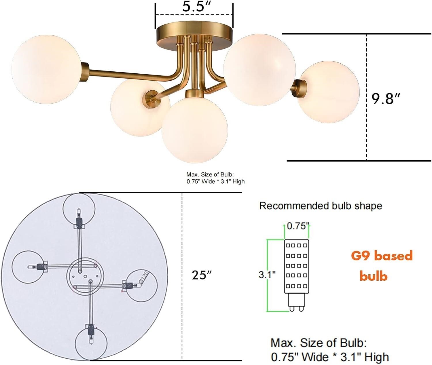 Claxy CL-B7239-5CU-J flushmounts - View #5